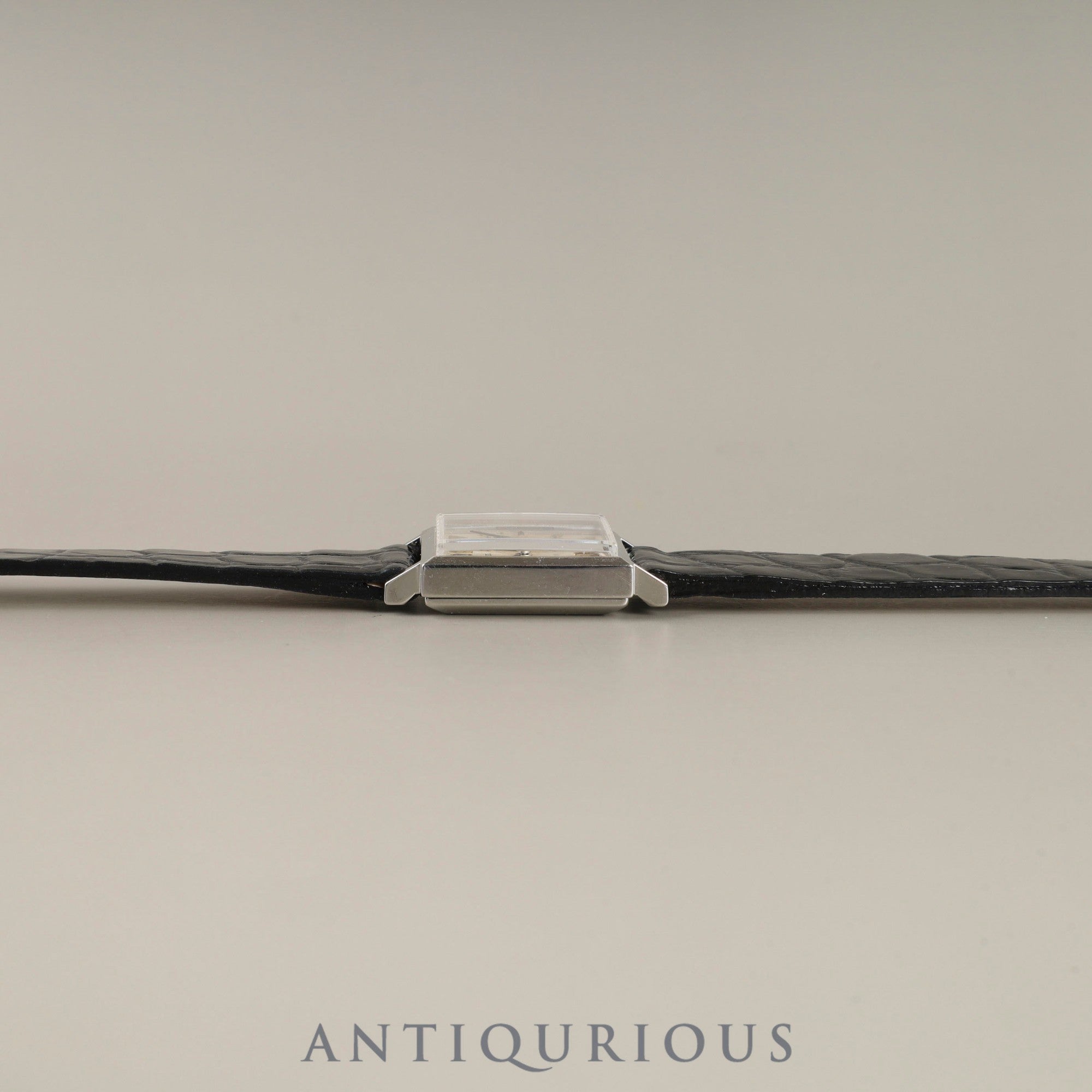 Rolex Precision 2611, manual winding, Cal. 1400, stainless steel, leather, genuine stainless steel buckle, silver dial, No. 41 (1974) *Overhauled