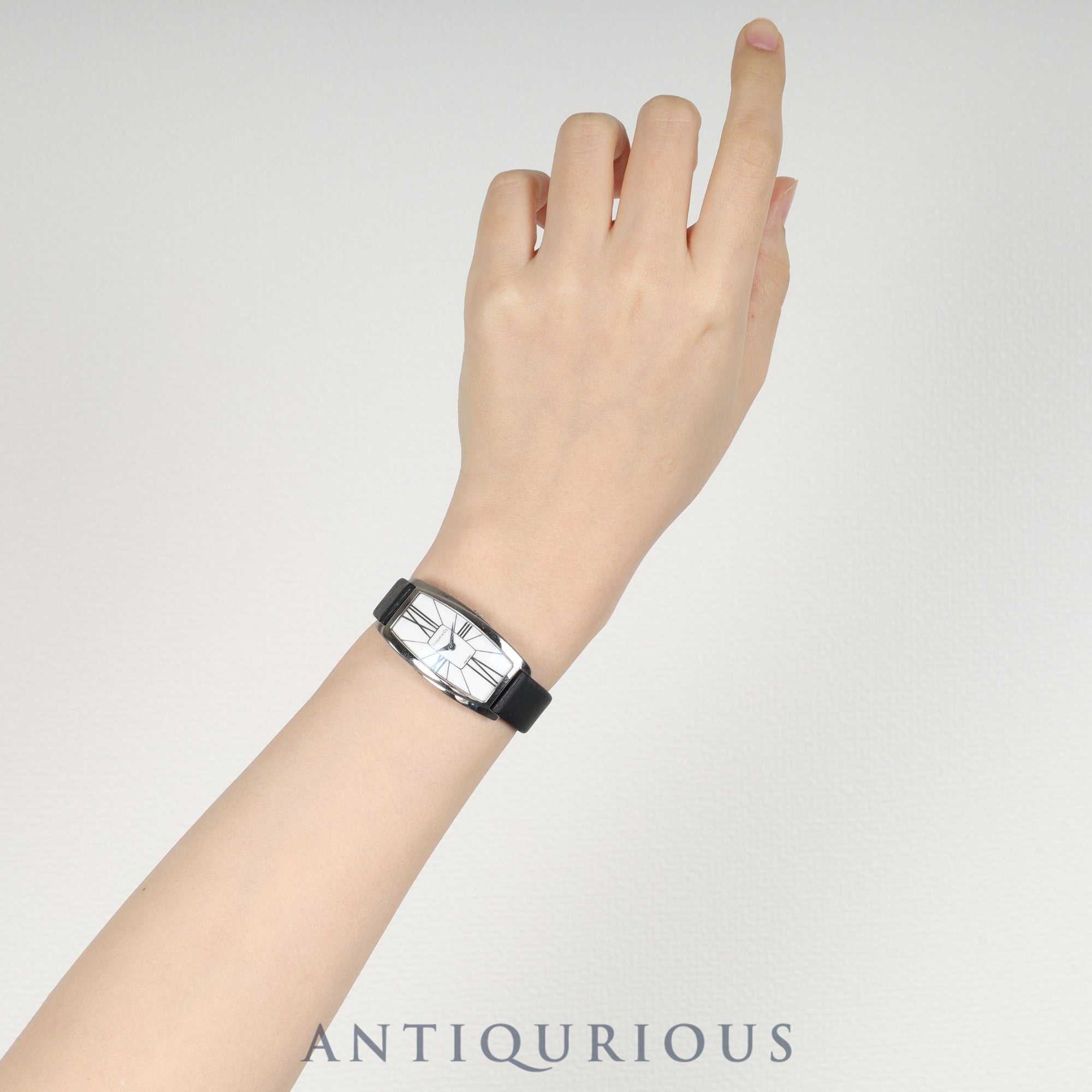 Tiffany Gemea Z6401.10.10A29A48A Quartz Cal.976.001 SS Genuine belt Genuine buckle (SS) White dial Overhauled