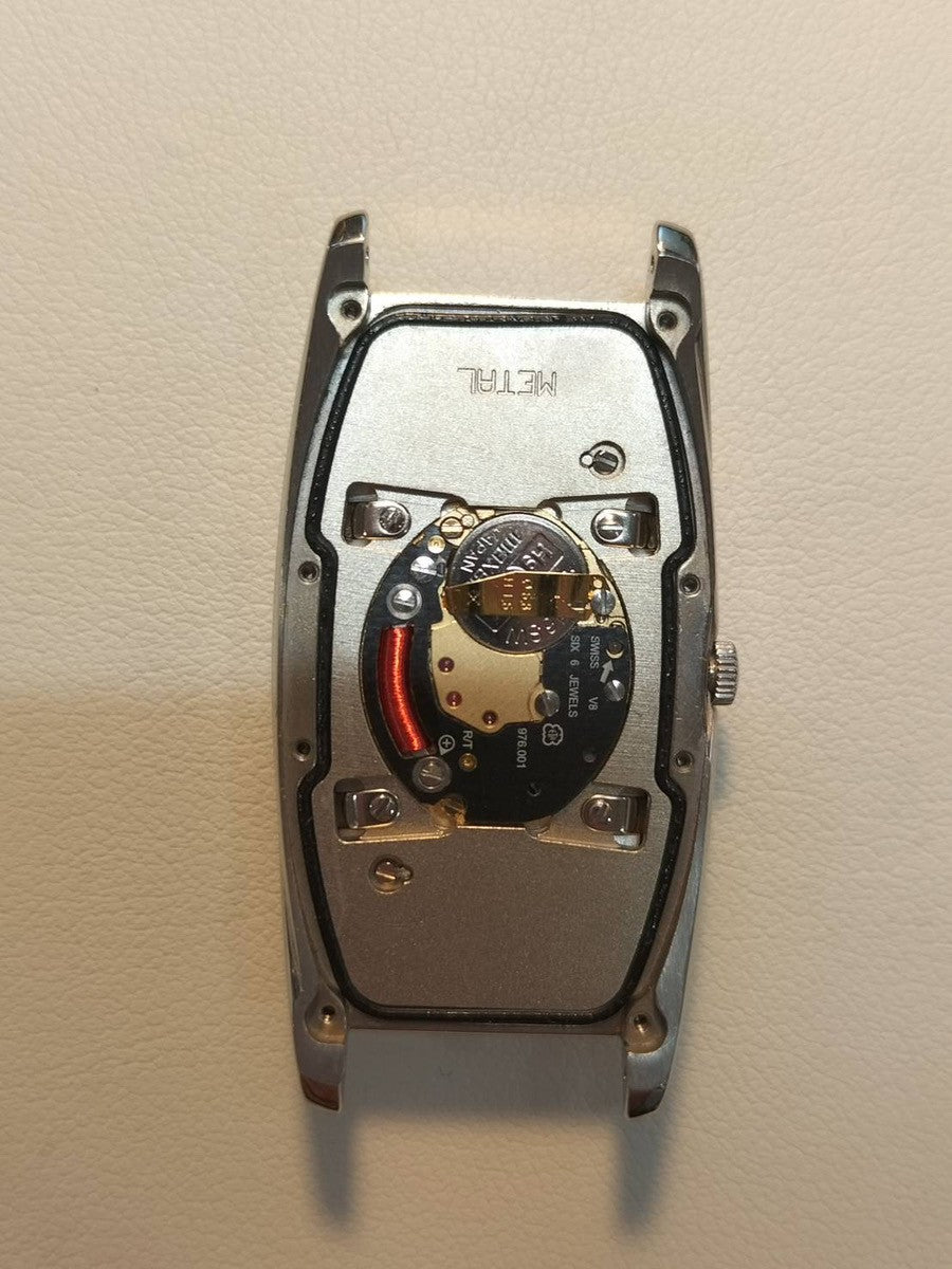 ティファニー ジェメア Z6401.10.10 クォーツ Cal.976.001 SS 純正革ベルト 純正尾錠(SS)ホワイトローマン文字盤 冊子 オーバーホール済み