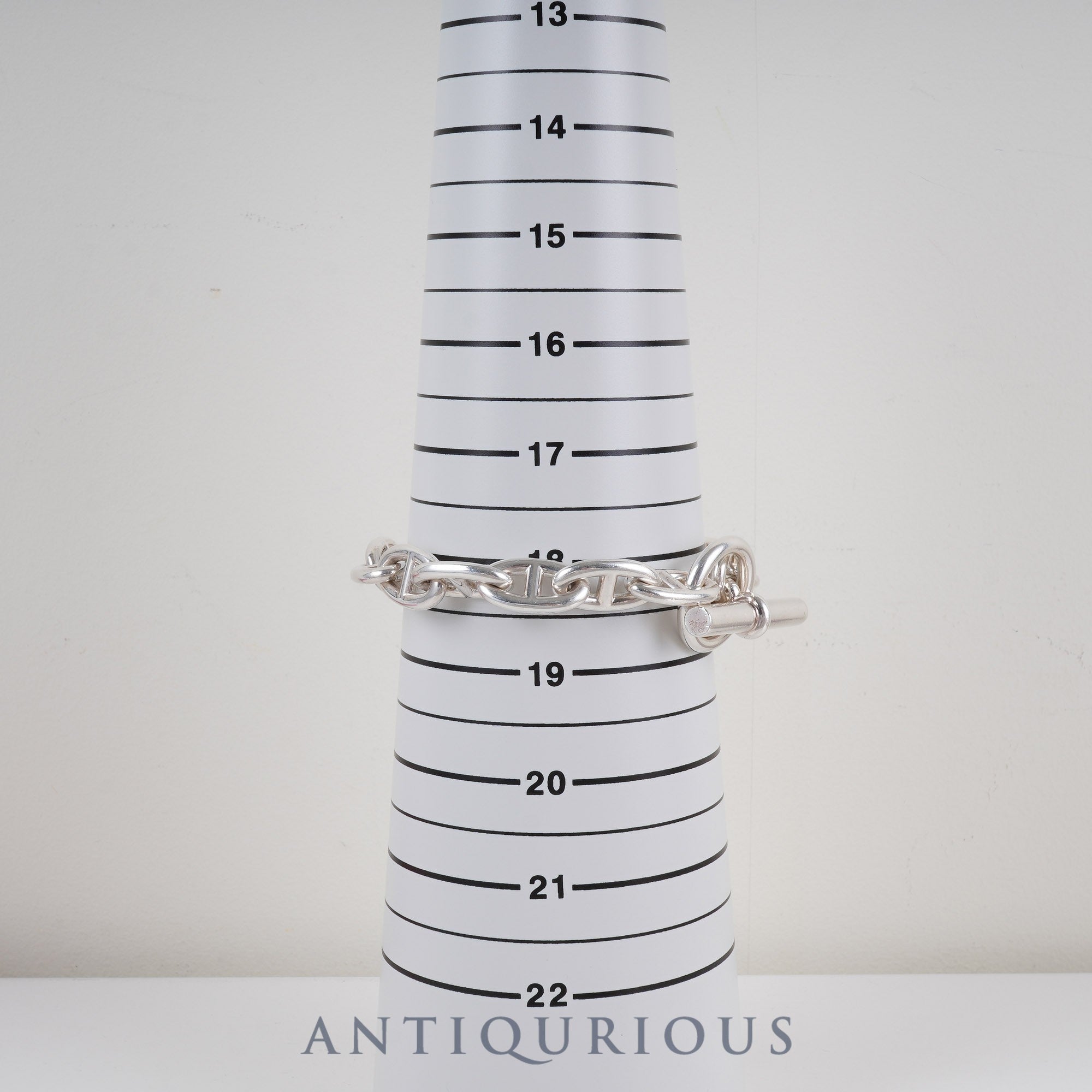 エルメス ブレスレット シェーヌダンクル GM 14コマ SV925 22年刻 箱