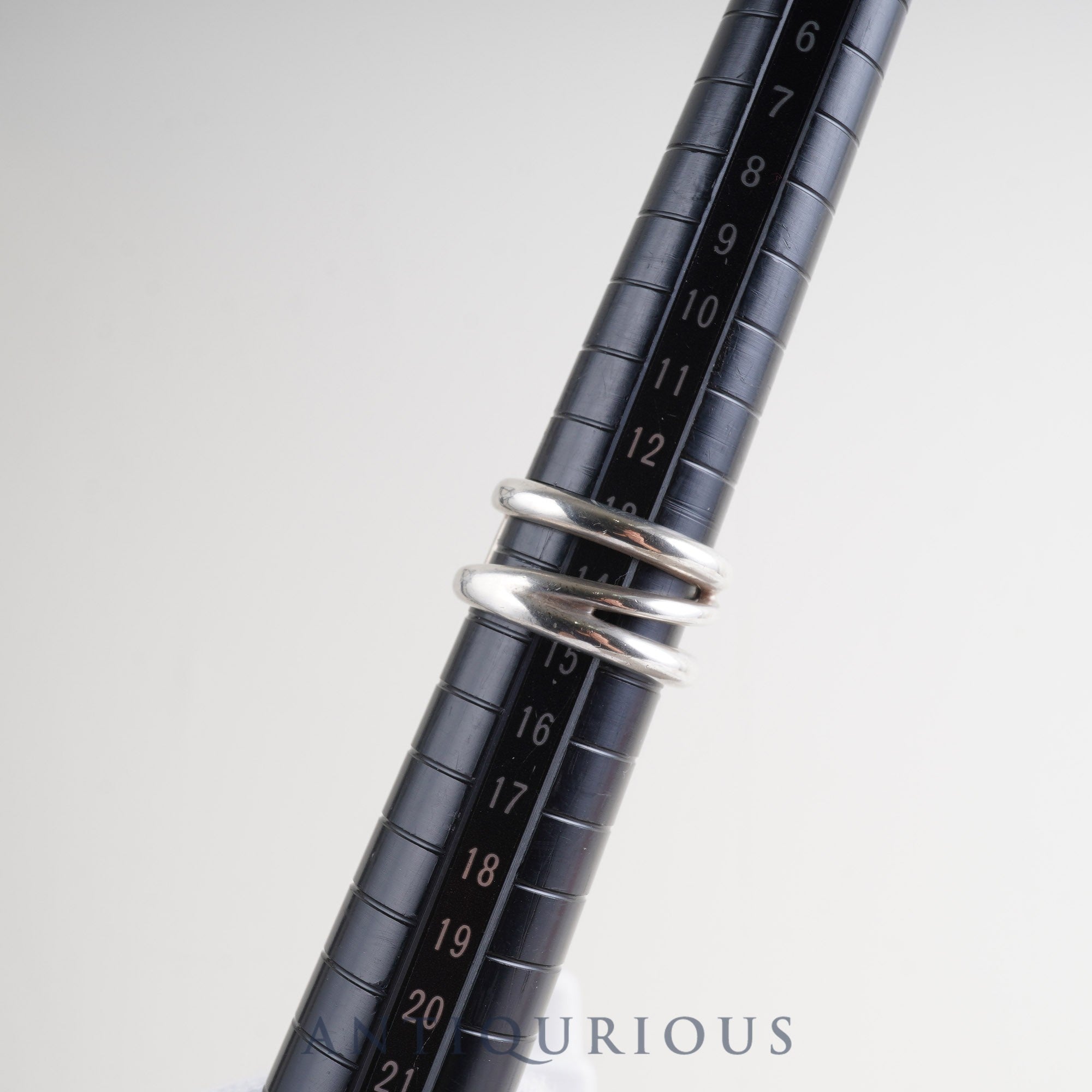 Tiffany ring open diagonal SV925 size 14