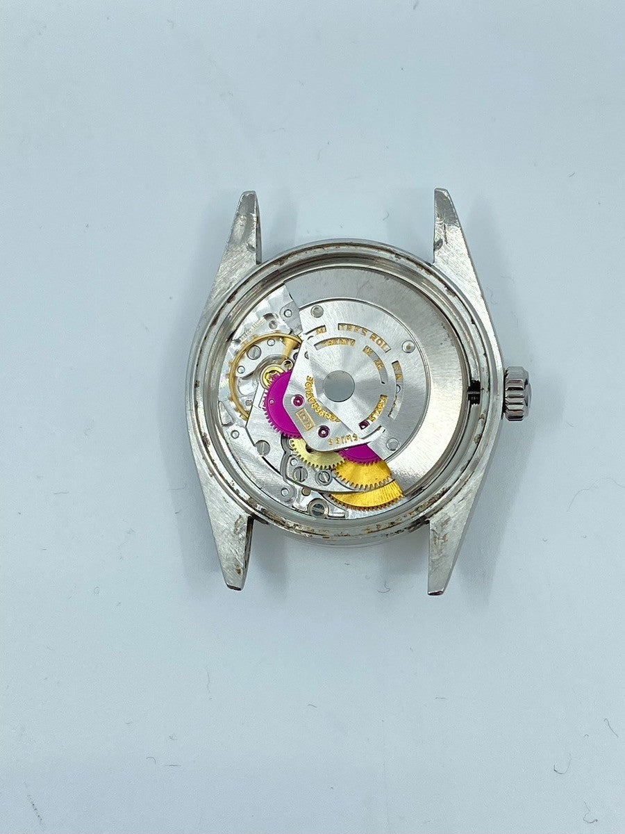 Rolex Datejust 1601 Automatic Caliber 1570 Stainless Steel/White Gold Stainless Steel Silver Dial No. 36 (1972) Overhauled