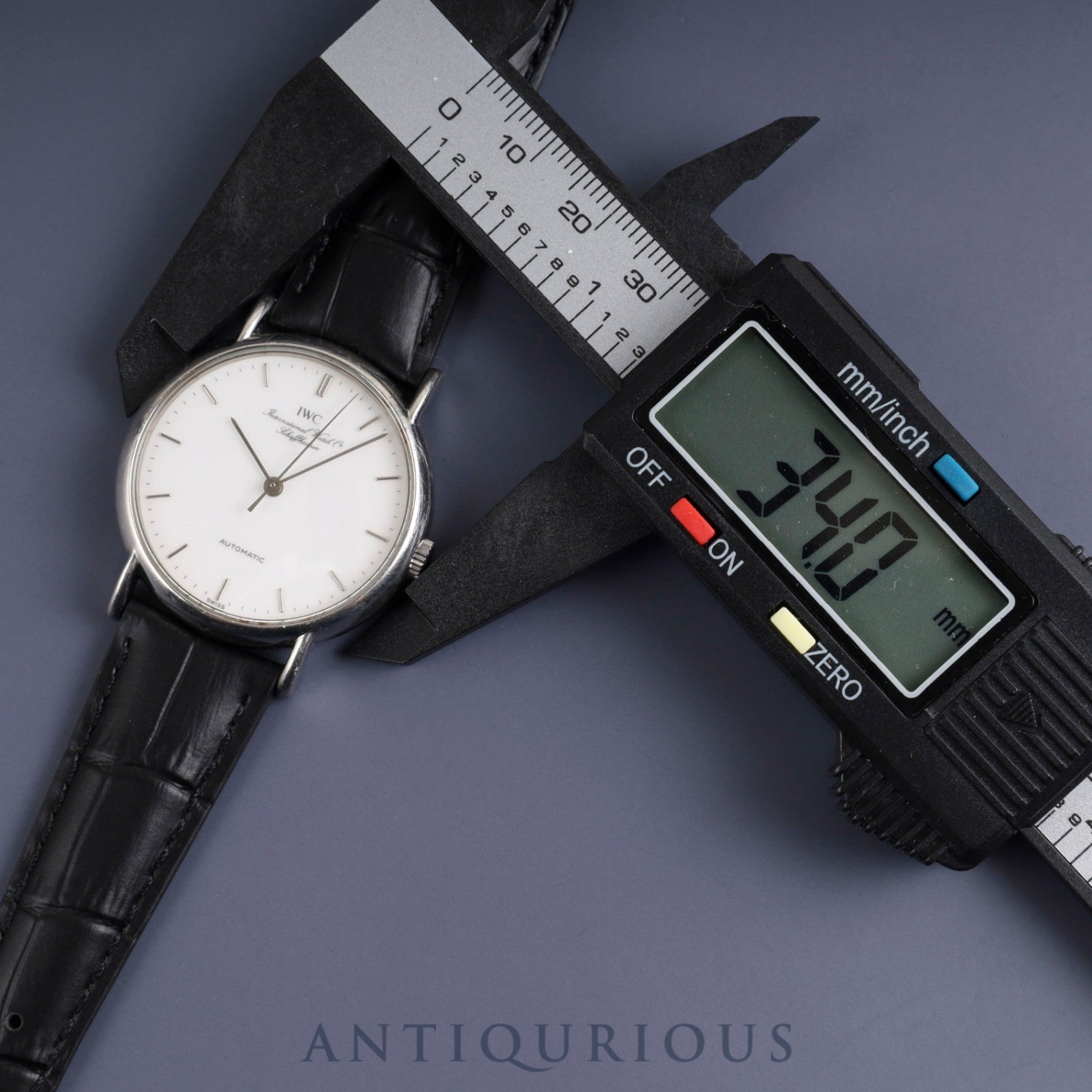 IWC Portofino IW351403 Automatic Cal.37521 SS Leather Third party buckle (SS) White dial Overhauled IWC