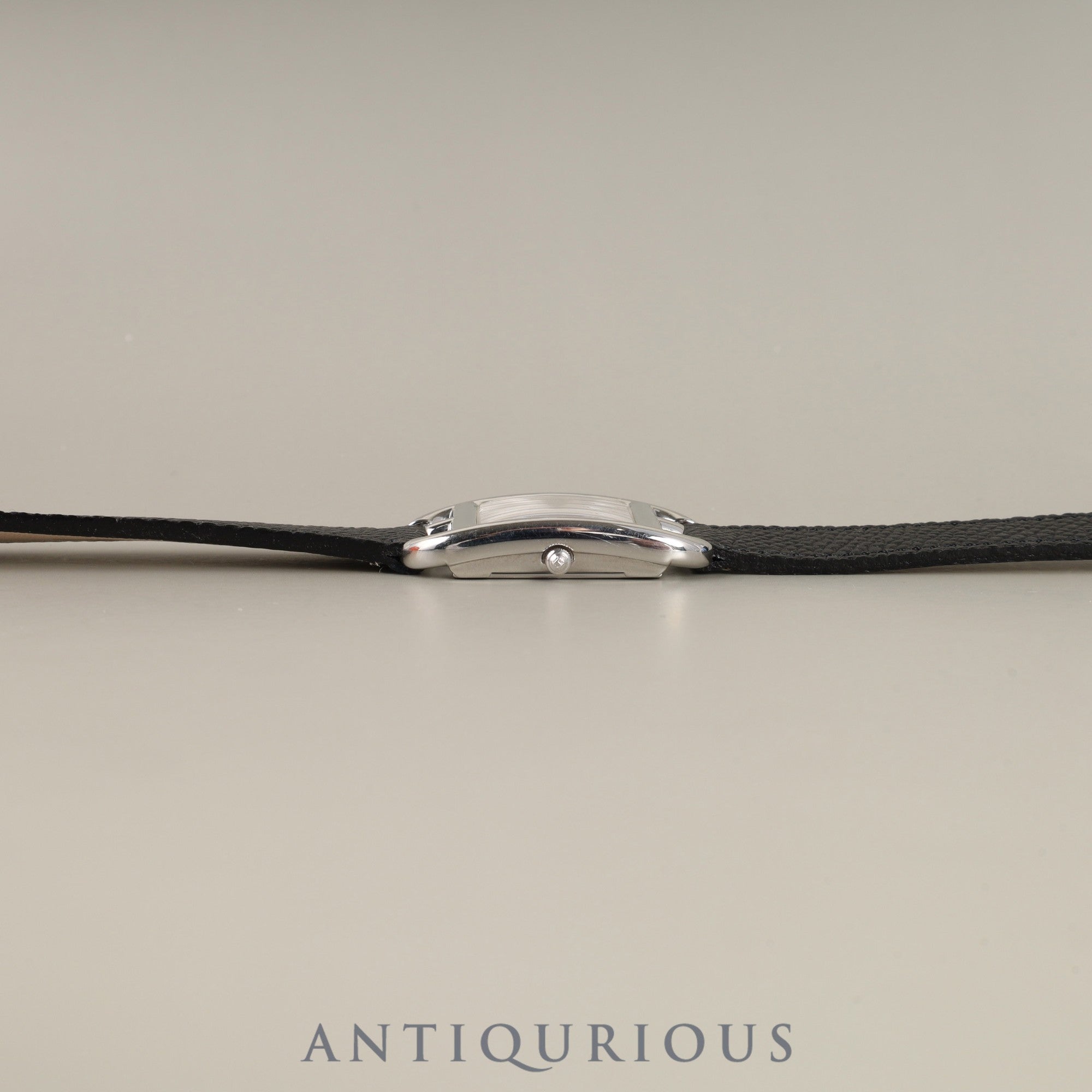 Hermès Cape Cod CC1-210 Quartz Caliber 976.001 Stainless Steel Leather Strap with Genuine Stainless Steel Buckle, Silver Dial, Box, Booklet, Warranty Card (2002), Genuine Leather Strap (2001, Signs of Use), Overhauled