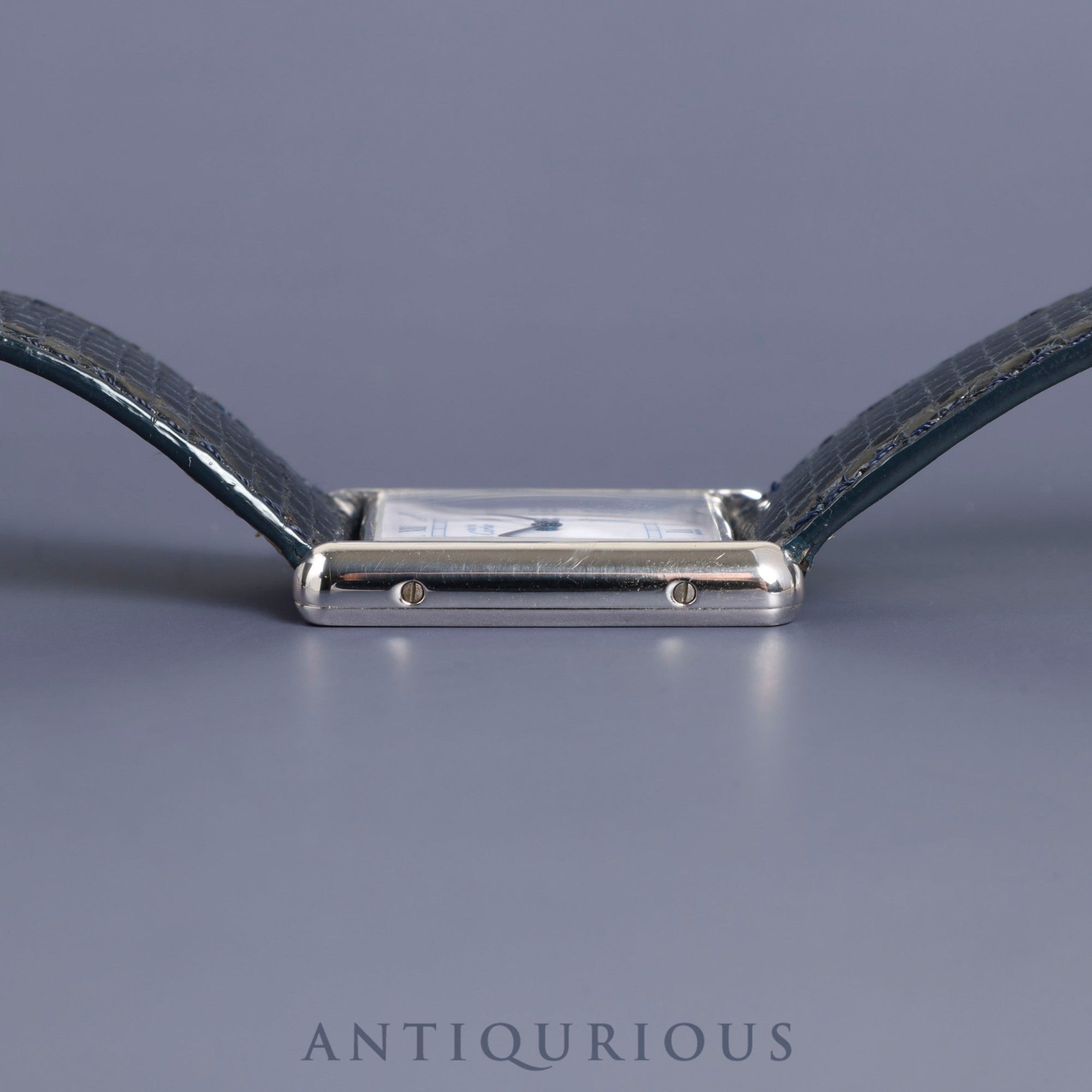 Cartier Must Tank LM 690006 Quartz Cal.690 SV925 Genuine leather strap Genuine buckle (SS) White Roman dial Overhauled and refinished to like new