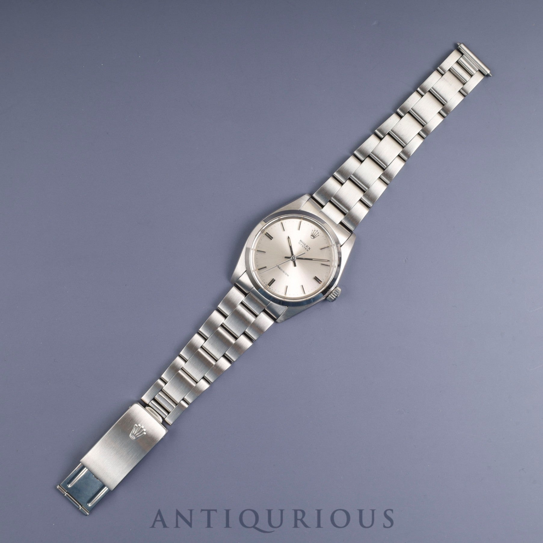 ロレックス オイスター プレシジョン 6426 手巻き Cal.1225 SS SS シルバー文字盤 33番台(1970年) オーバーホール済み