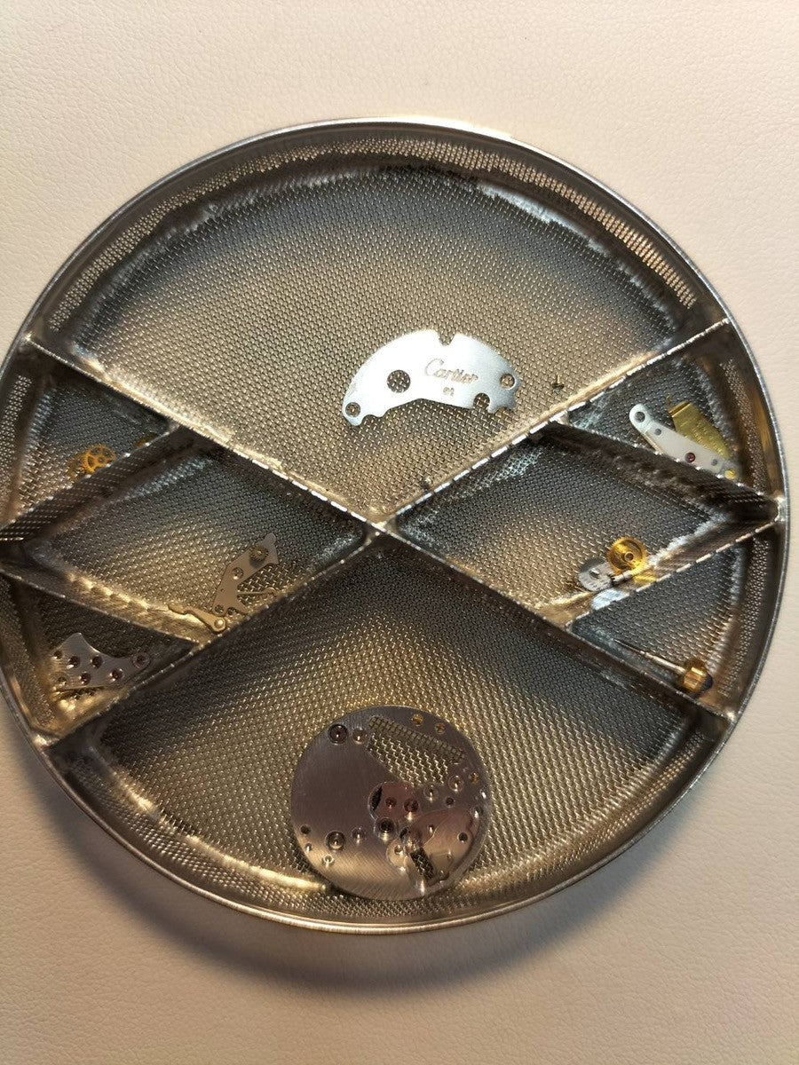 カルティエ マストタンク LM 6 81006 クォーツ Cal.81 SV925 革 純正尾錠(GP) アイボリーローマン文字盤 箱 オーバーホール済み