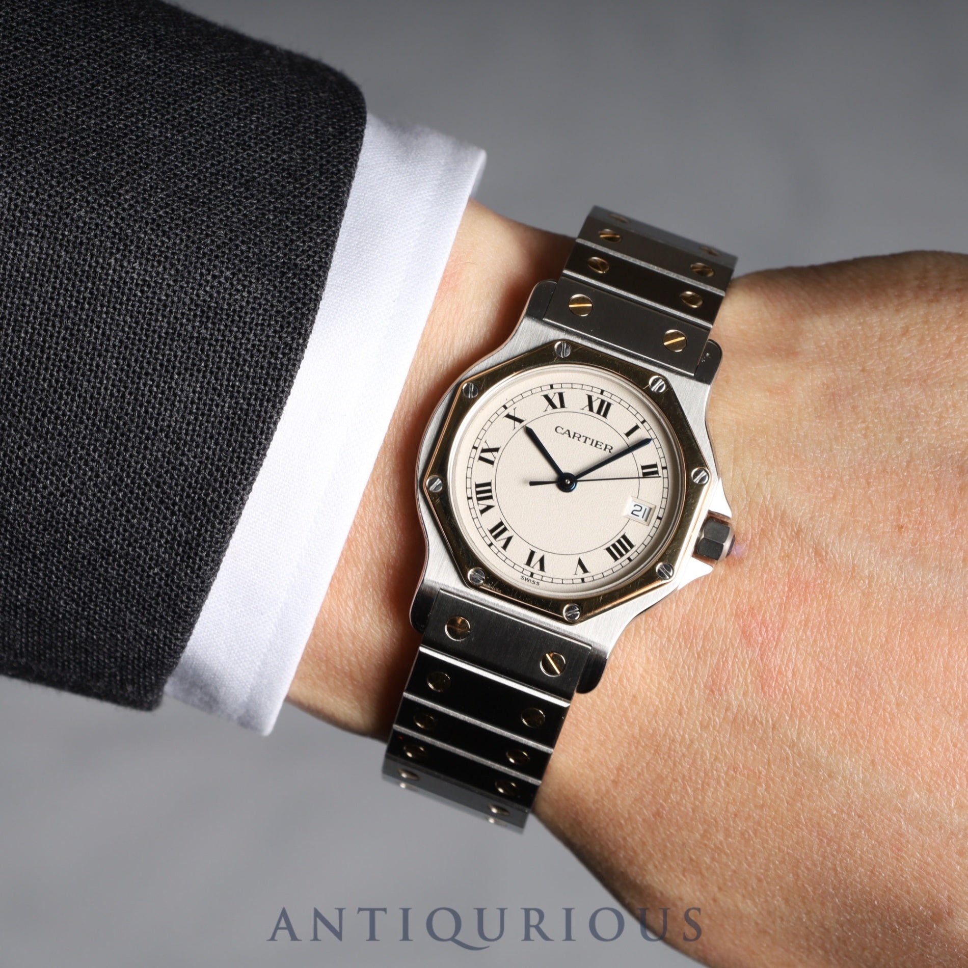 Cartier Santos Octagon LM W2001583 Completely serviced