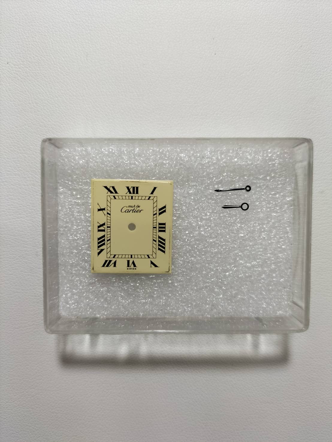 カルティエ マストタンク LM 6 手巻き Cal.78-1 SV925 革 純正ピンバックル(GP)アイボリーローマン文字盤(SWISS表記) オーバーホール済み