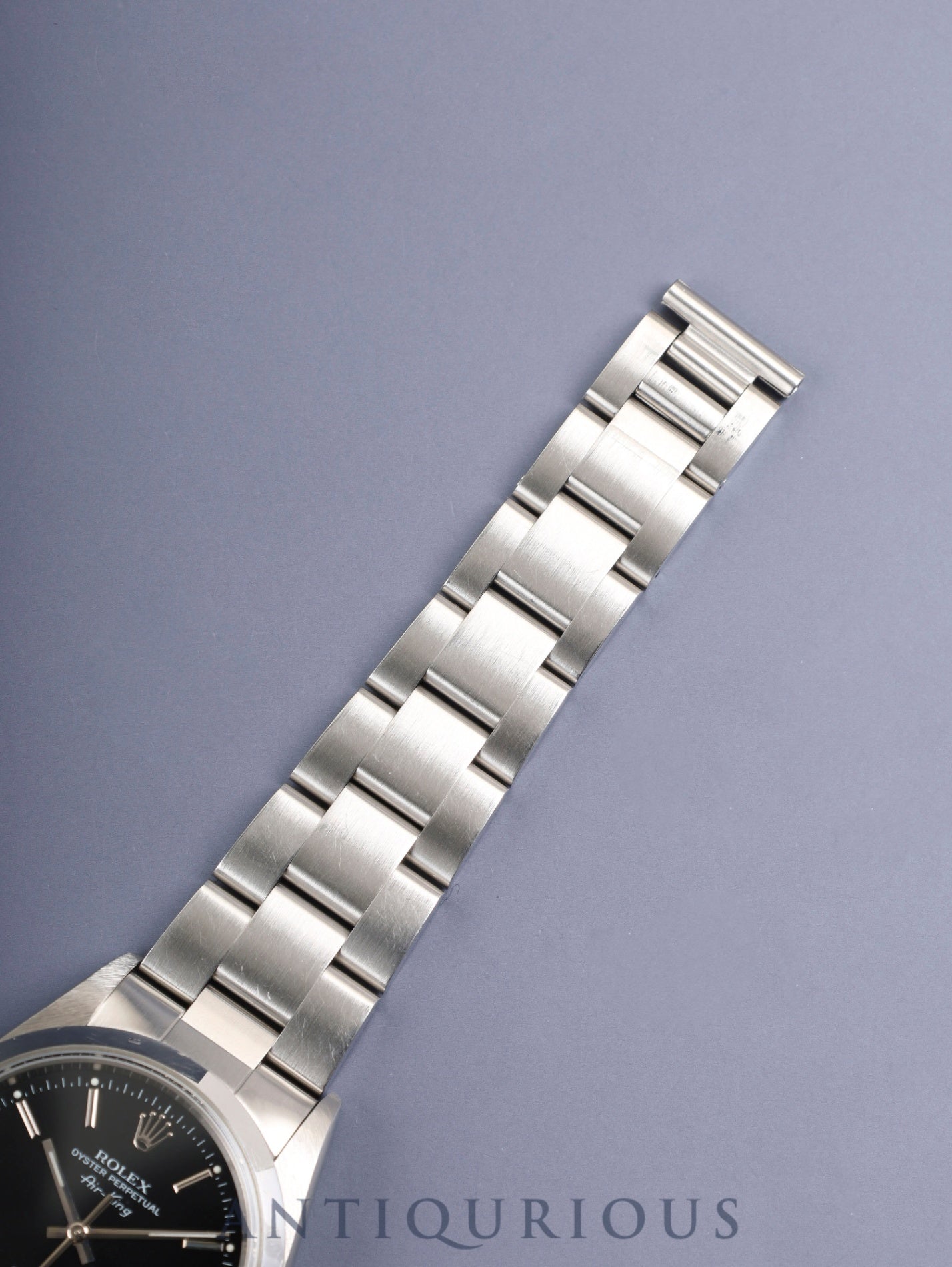 Rolex Air-King 14000 Automatic Cal. 3000 Stainless Steel Black Dial A Series (1998-1999) Box, Tag, Booklet, Overhauled