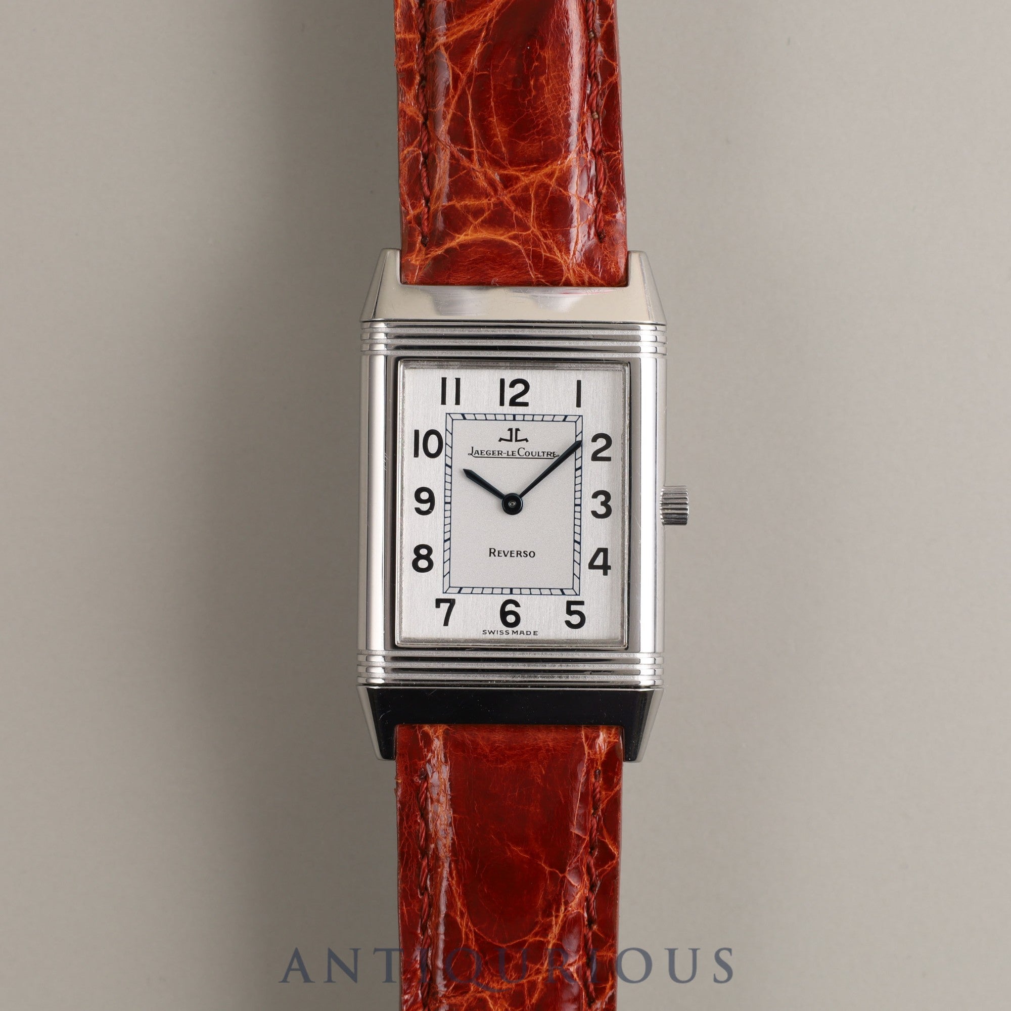 Jaeger-LeCoultre Reverso Classic 250.8.86/Q2508420 Manual winding Cal846/1 Silver dial Warranty card (1995) Box Instruction manual