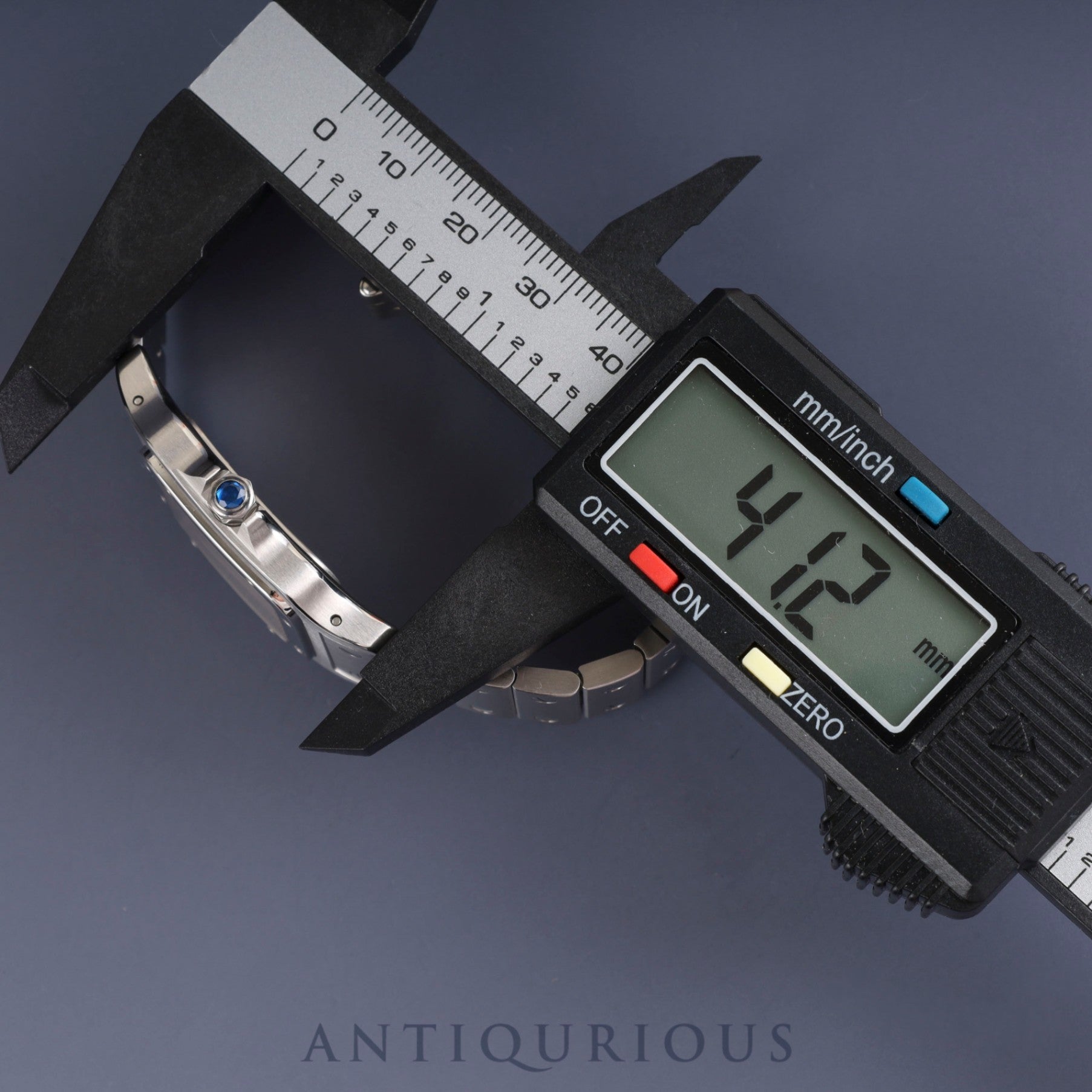 カルティエ サントス ガルベ LM W20018D6/1564 クォーツ Cal.687 SS SS ホワイトローマン文字盤 オーバーホール済み