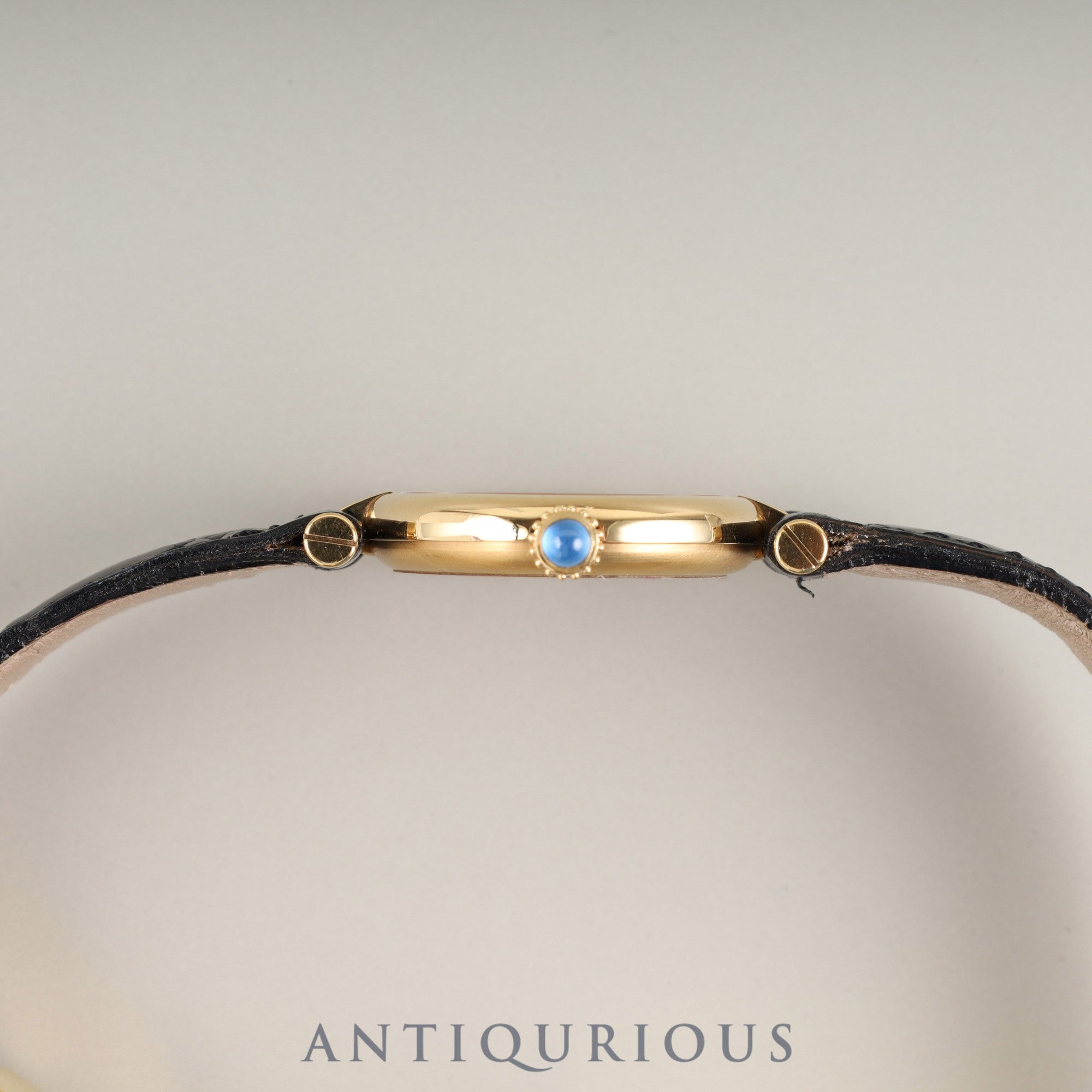 カルティエ マスト ヴァンドーム VLC SM 590004 クォーツ Cal.90 SV925 純正革ベルト 純正Dバックル(GP) センターグレー飛びローマン文字盤 オーバーホール済み