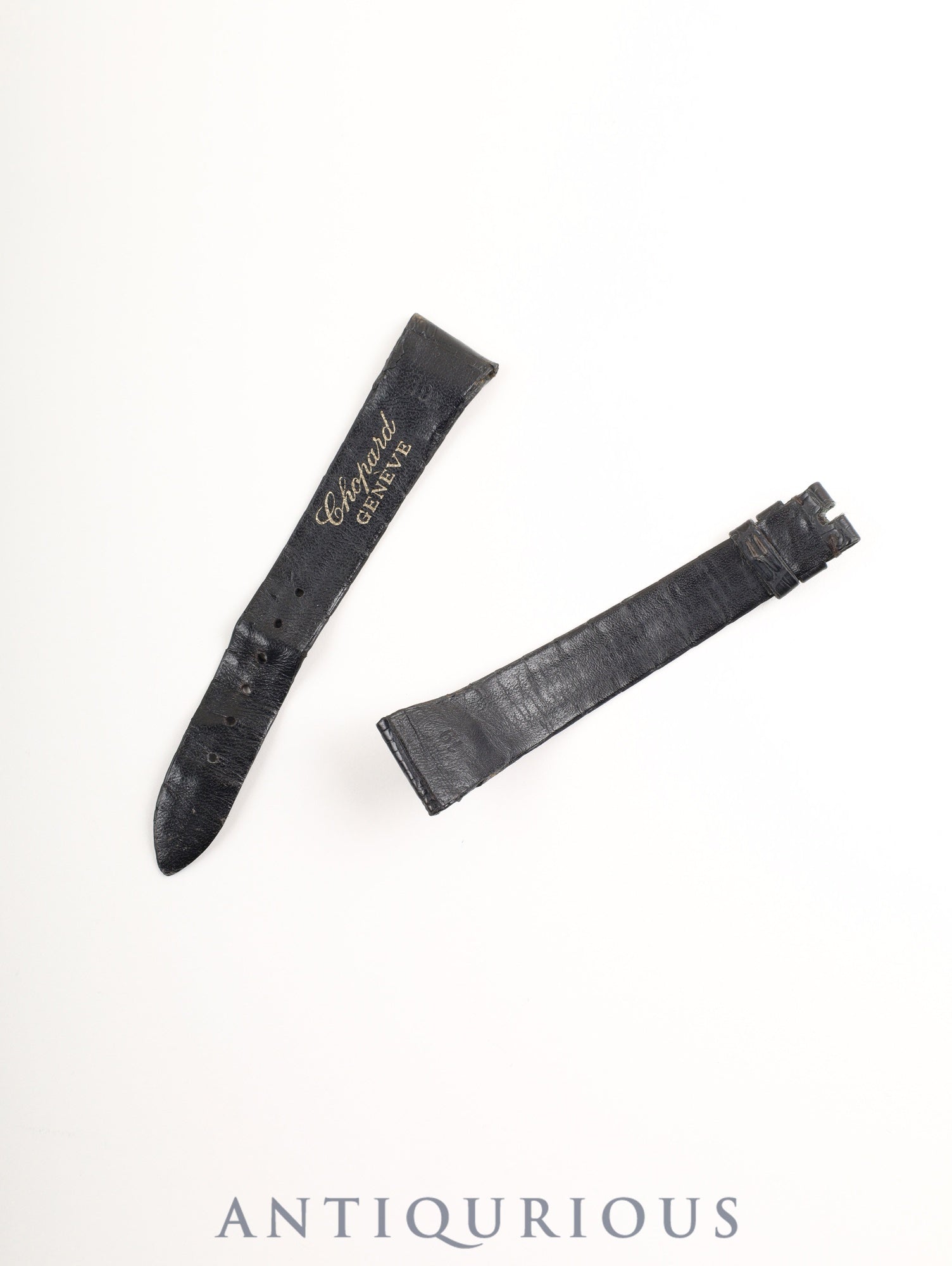 ショパール L.U.C U2130 手巻き Cal.895 AU750 革 社外尾錠(GP) オニキス文字盤 冊子 保証書(1979年)保証登録カード 純正革ベルト オーバーホール済み