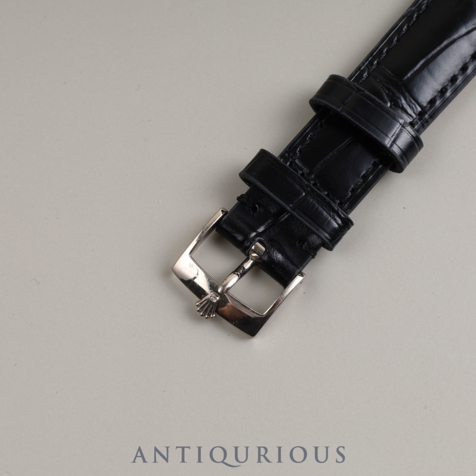 ロレックス チェリーニ 5116 手巻き Cal.1602 WG 革 純正尾錠(750)シルバー文字盤 M番(2007~2008年)