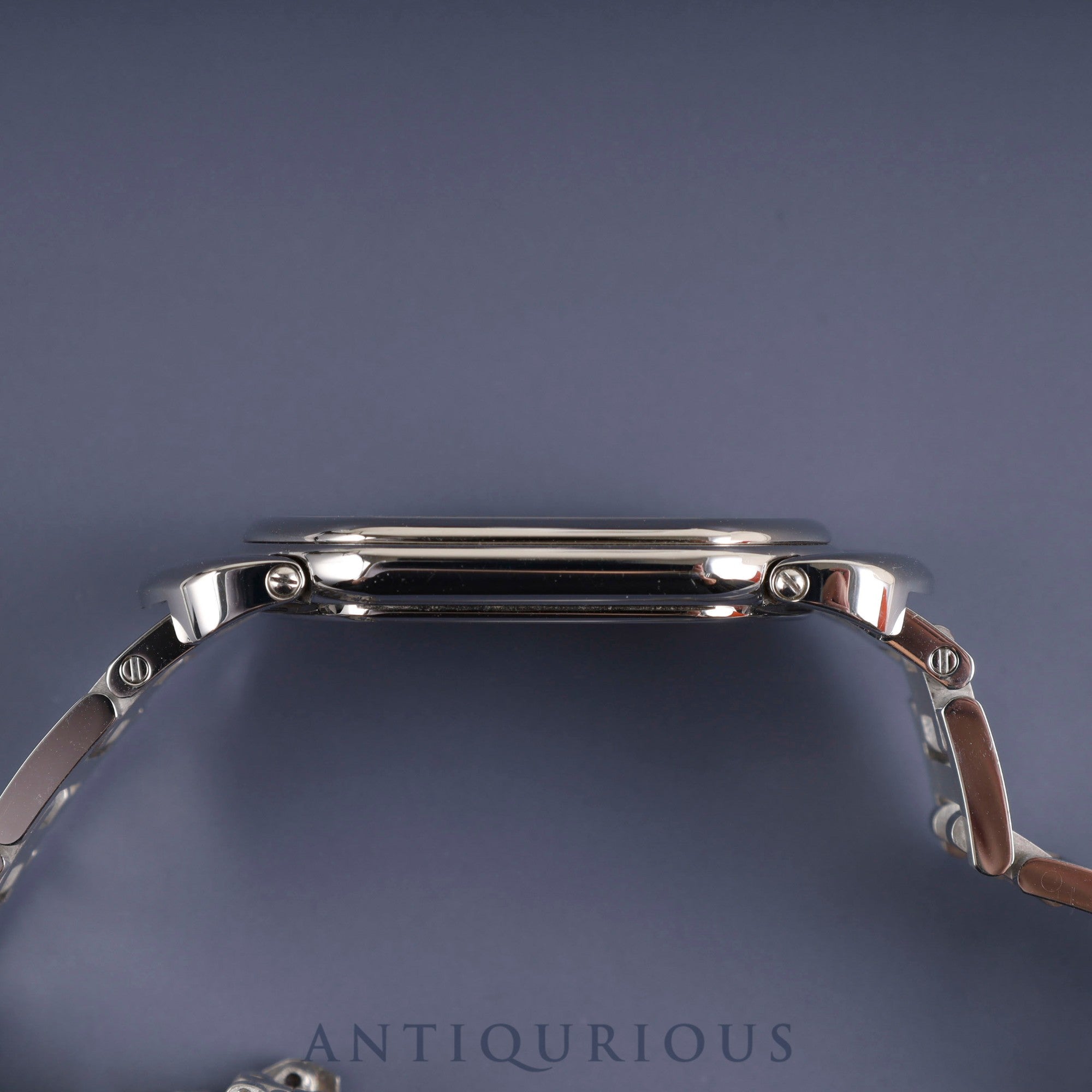 Hermes Rally RA1.810 Quartz Cal.980.163 SS SS Gray Dial Box Warranty (2009) Overhauled
