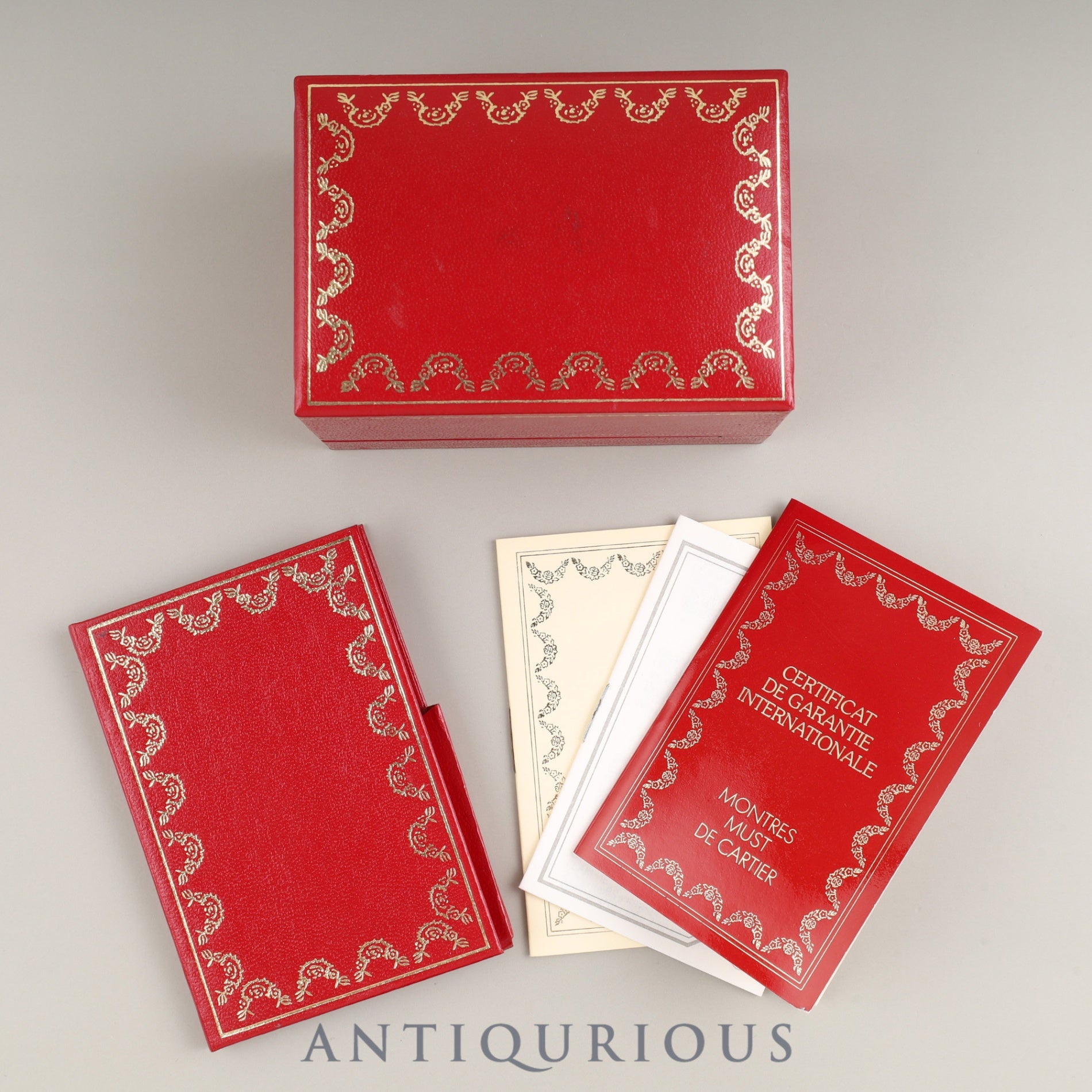 Cartier Must Vendôme VLC SM 590004 Quartz SV925 Genuine buckle (GP) Front Trinity dial Box, booklet, warranty card (1989) Complete service completed at a Cartier boutique