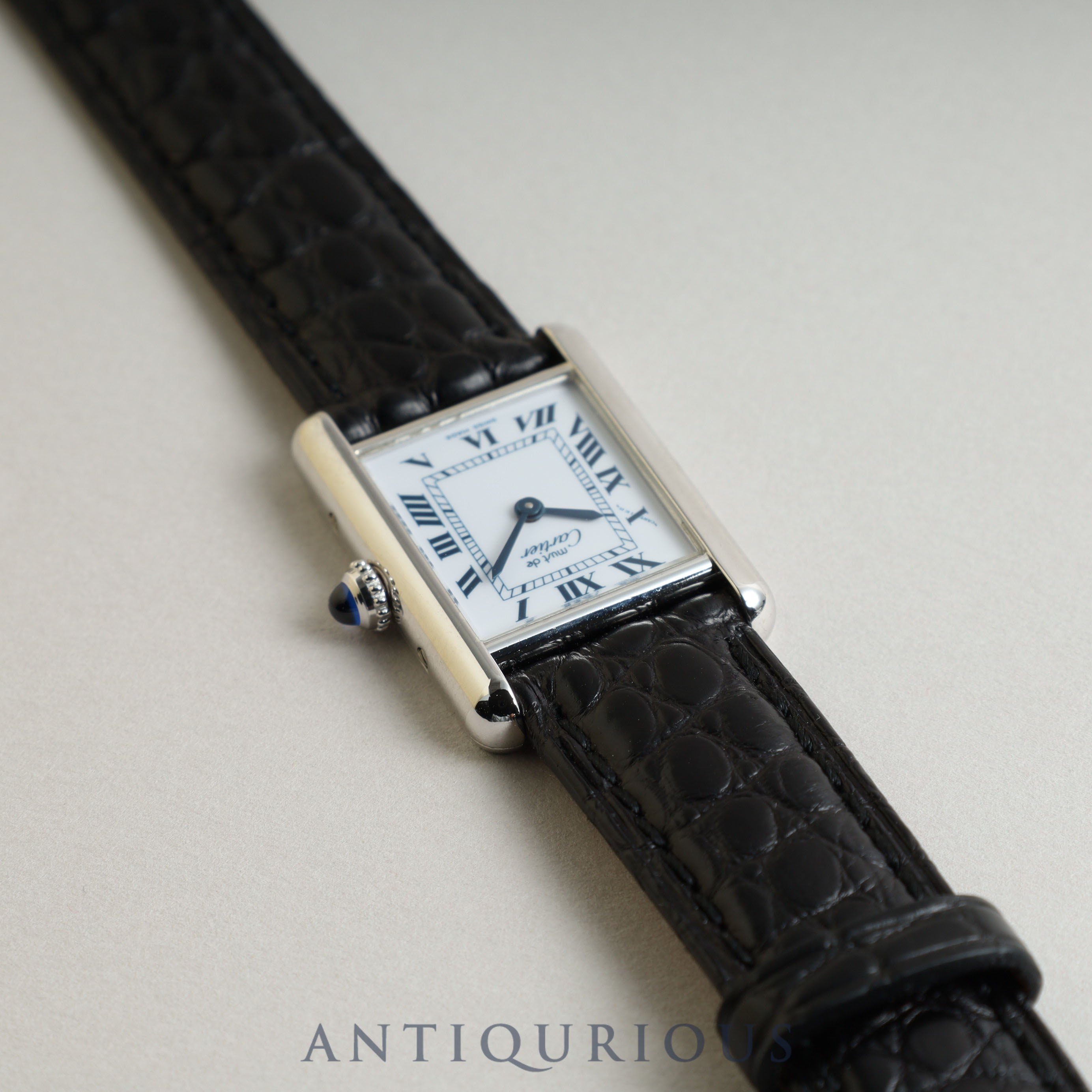 カルティエ マストタンク SM QZ ホワイトローマン文字盤