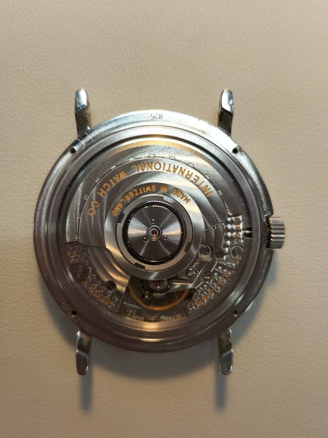 IWC ポートフィノ 3513024 自動巻き Cal.C.30120 SS 革 社外尾錠(SS) ホワイト文字盤 オーバーホール済み アイダブリュシー