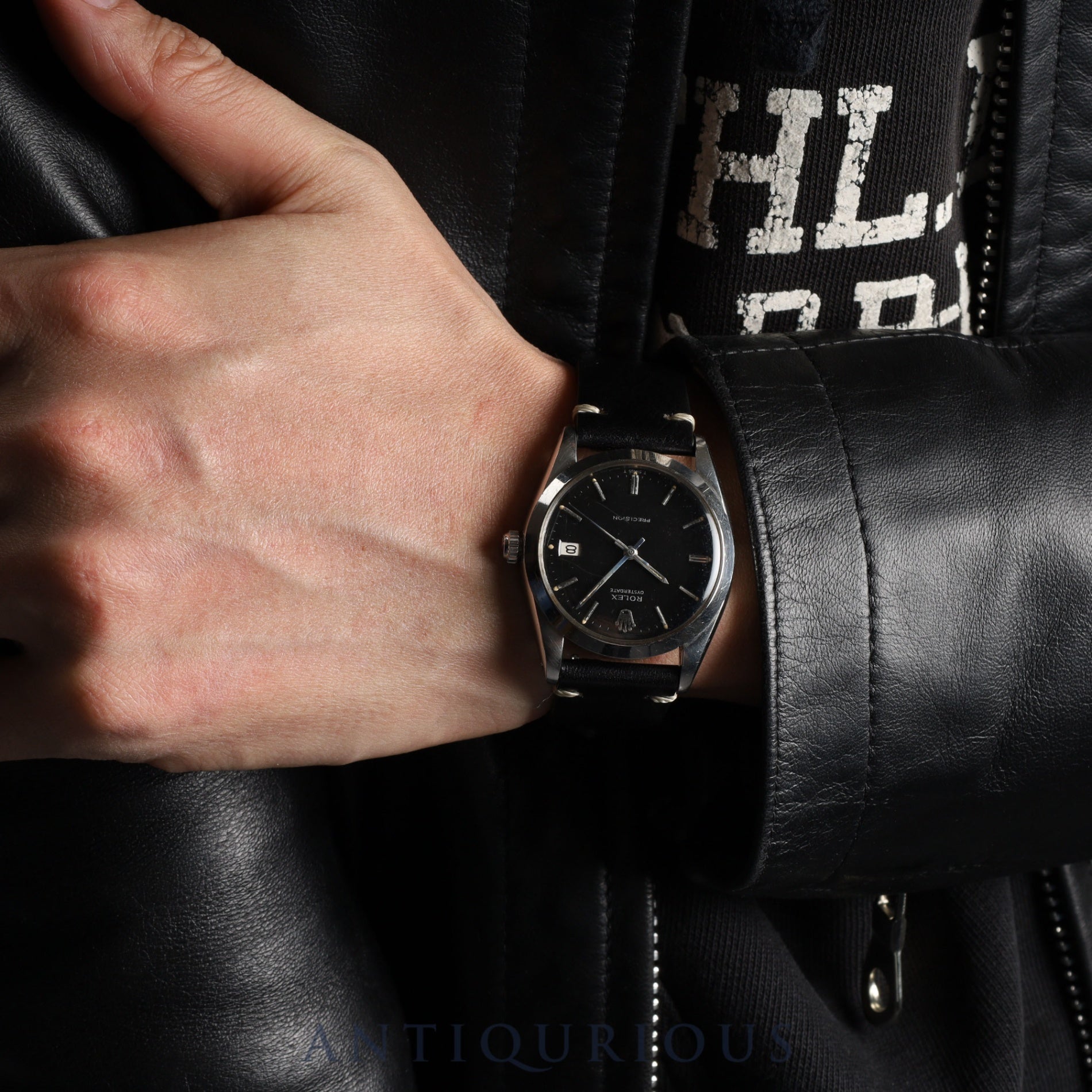 Rolex Oysterdate Precision 6694 Black Dial 1965
