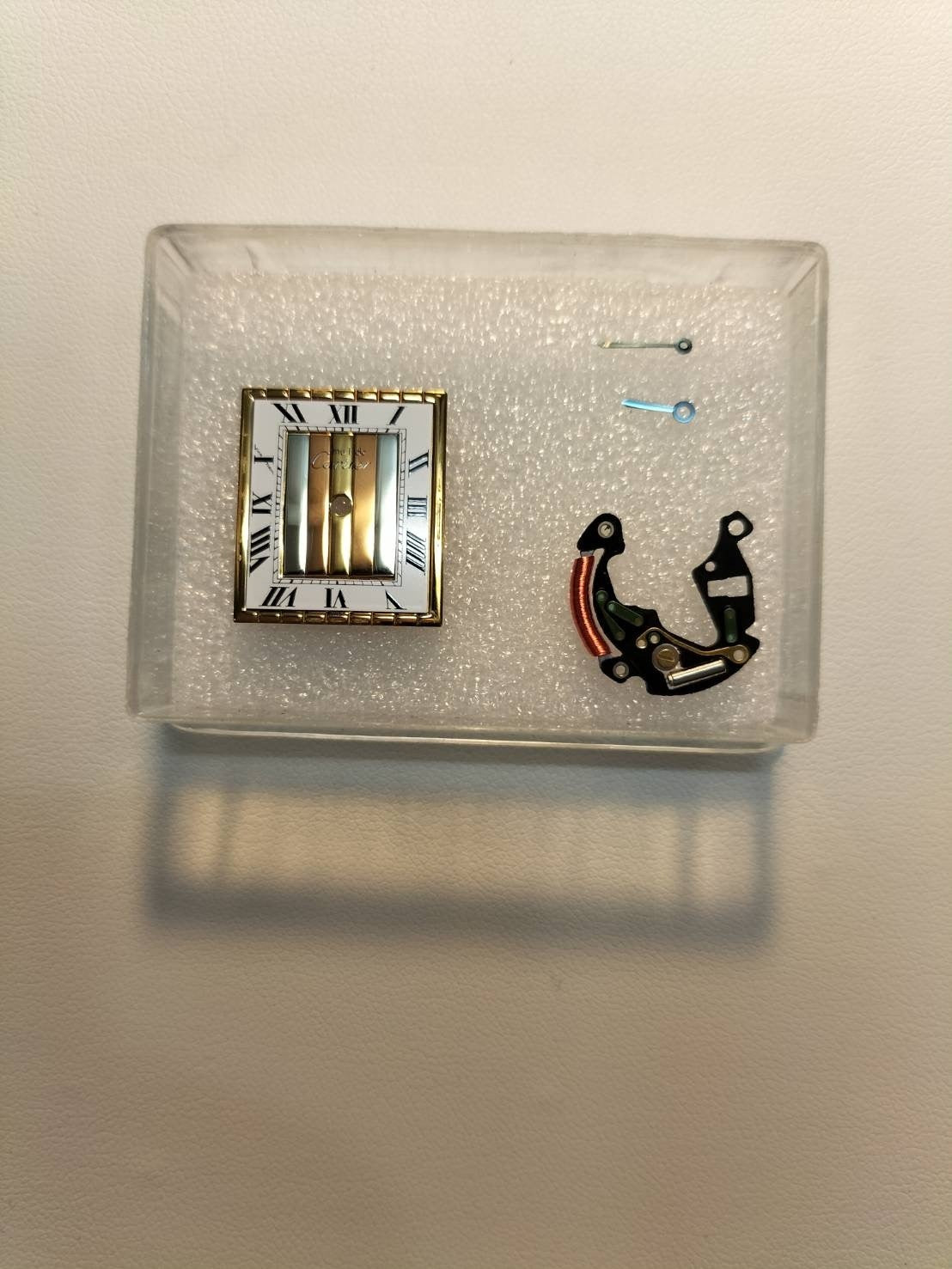 カルティエ マストタンク LM 590005 クォーツ Cal.90 SV925 革 純正尾錠(GP) フロントトリニティ文字盤 オーバーホール済み 新品仕上げ済み