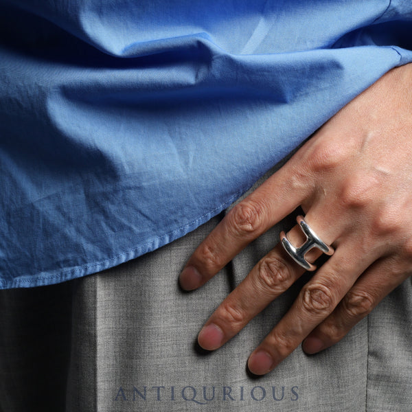 エルメス リング オスモズ GM SV925 #57 箱 24年刻