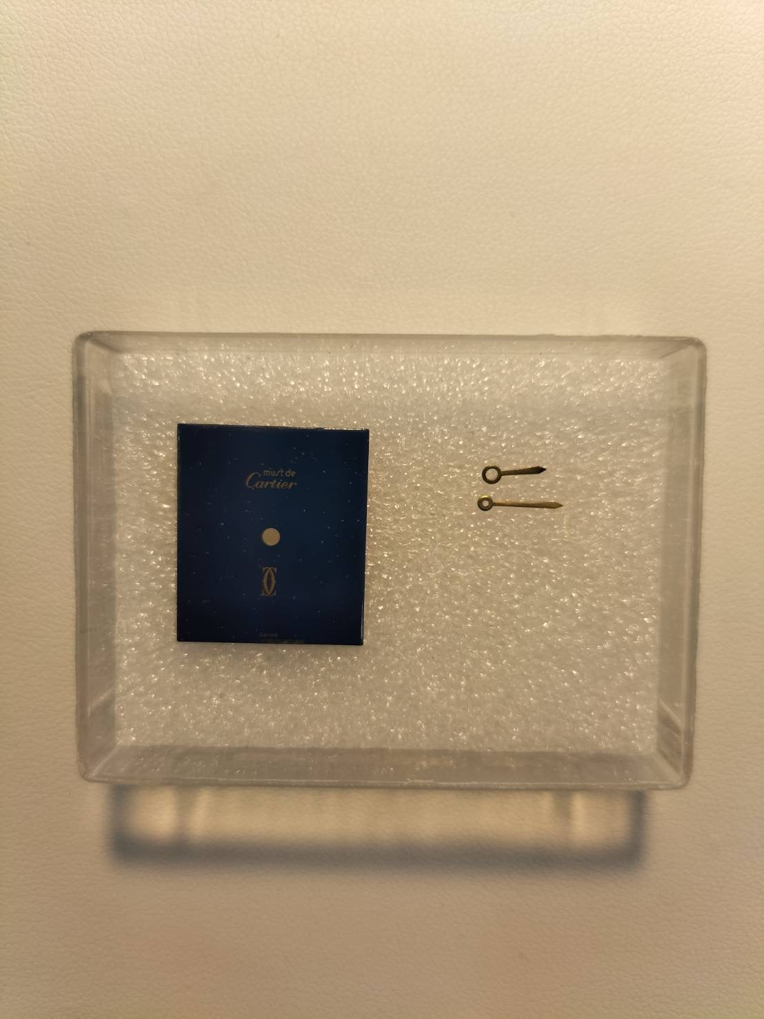 カルティエ マストタンク LM 手巻き Cal.78-1 SV925 革 純正尾錠(GP) ラピスラズリ文字盤 1976年頃~1981年頃 オーバーホール済み