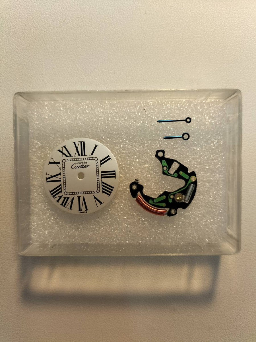 カルティエ マスト ヴァンドーム VLC SM W1005354 / 590004 クォーツ Cal.90 SV925 革 純正Dバックル(GP) オパラン文字盤 保証書(1993年)オーバーホール済み