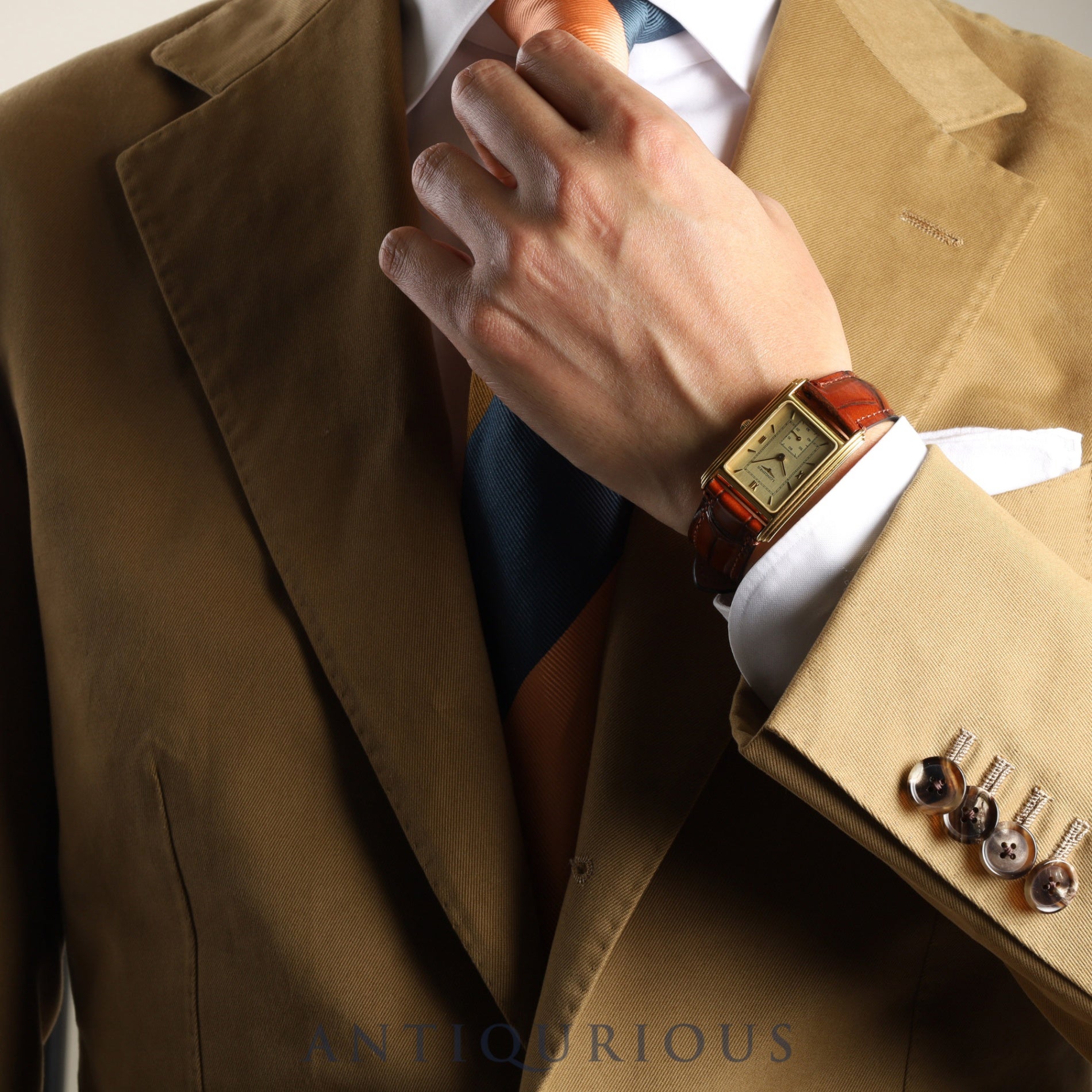 ロンジン グランドクラシック L4.689.2 クォーツ Cal.L176.2 SS / GP 革 純正尾錠(GP)シャンパンローマン文字盤 オーバーホール済み