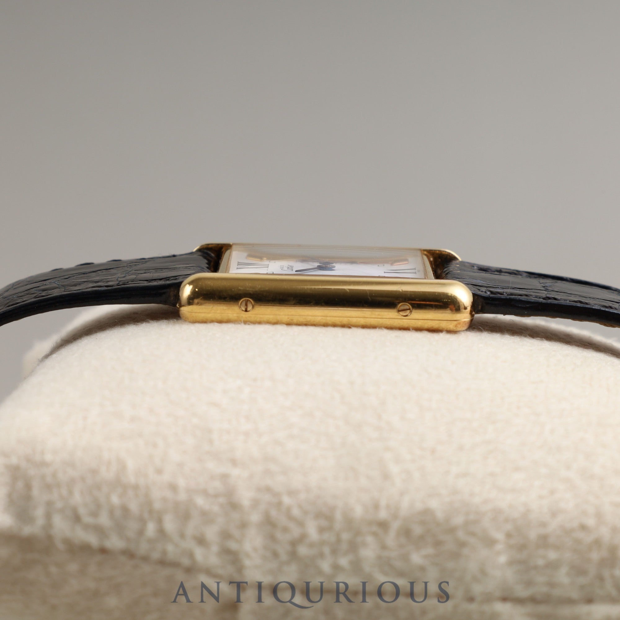 Cartier Must Tank LM QZ W1006254 / 590005 SV925 Genuine belt Genuine buckle (GP) Trinity dial Overhaul