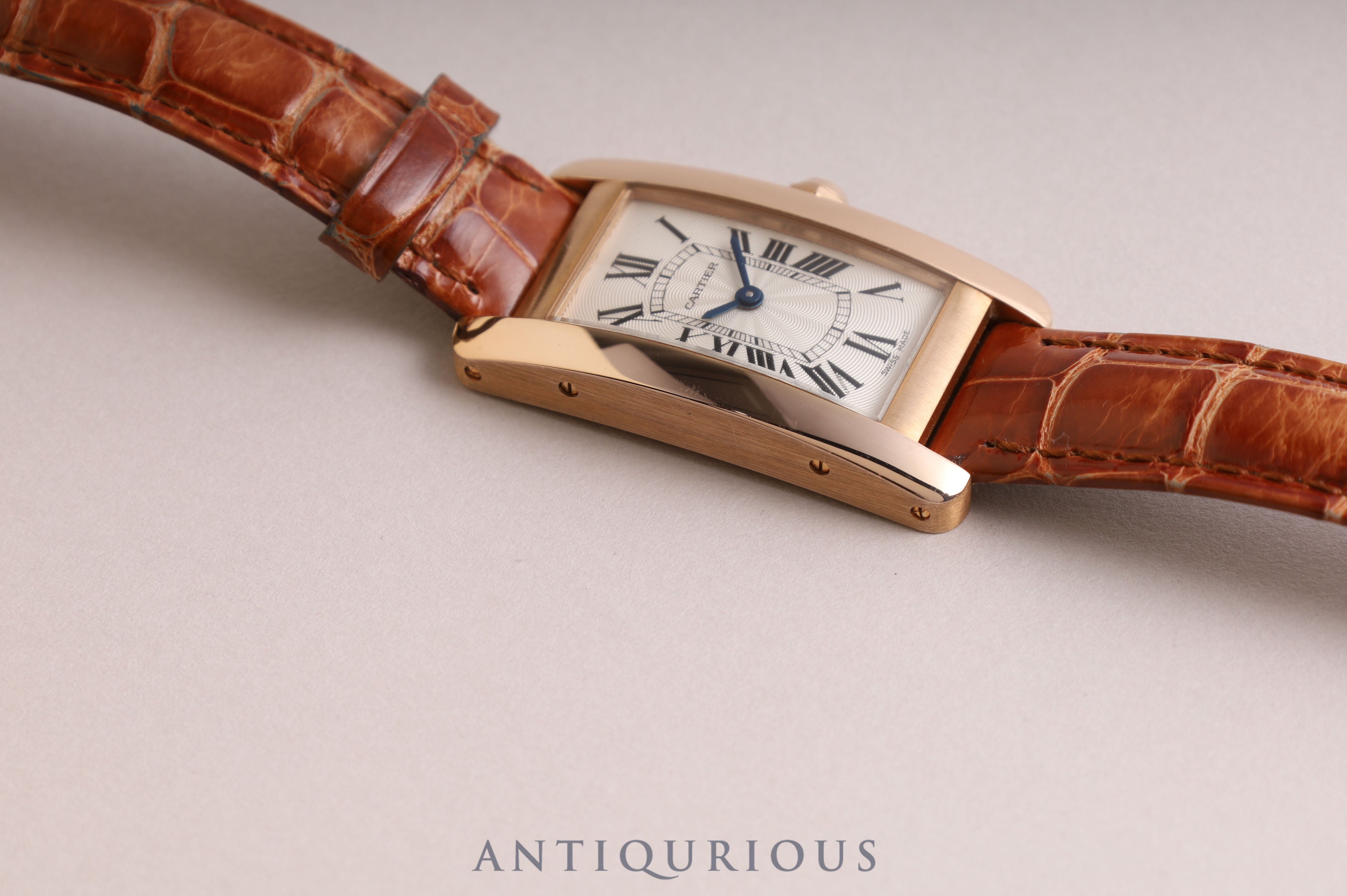 Cartier Tank Americaine SM QZ W2607456 with box and warranty