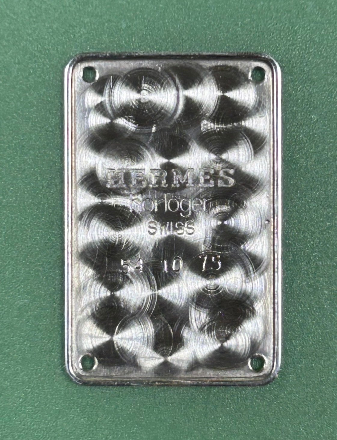 エルメス クロアジュール 54 10 75 クォーツ Cal.976.001 SS/GP SS/GP ホワイト文字盤 オーバーホール済み