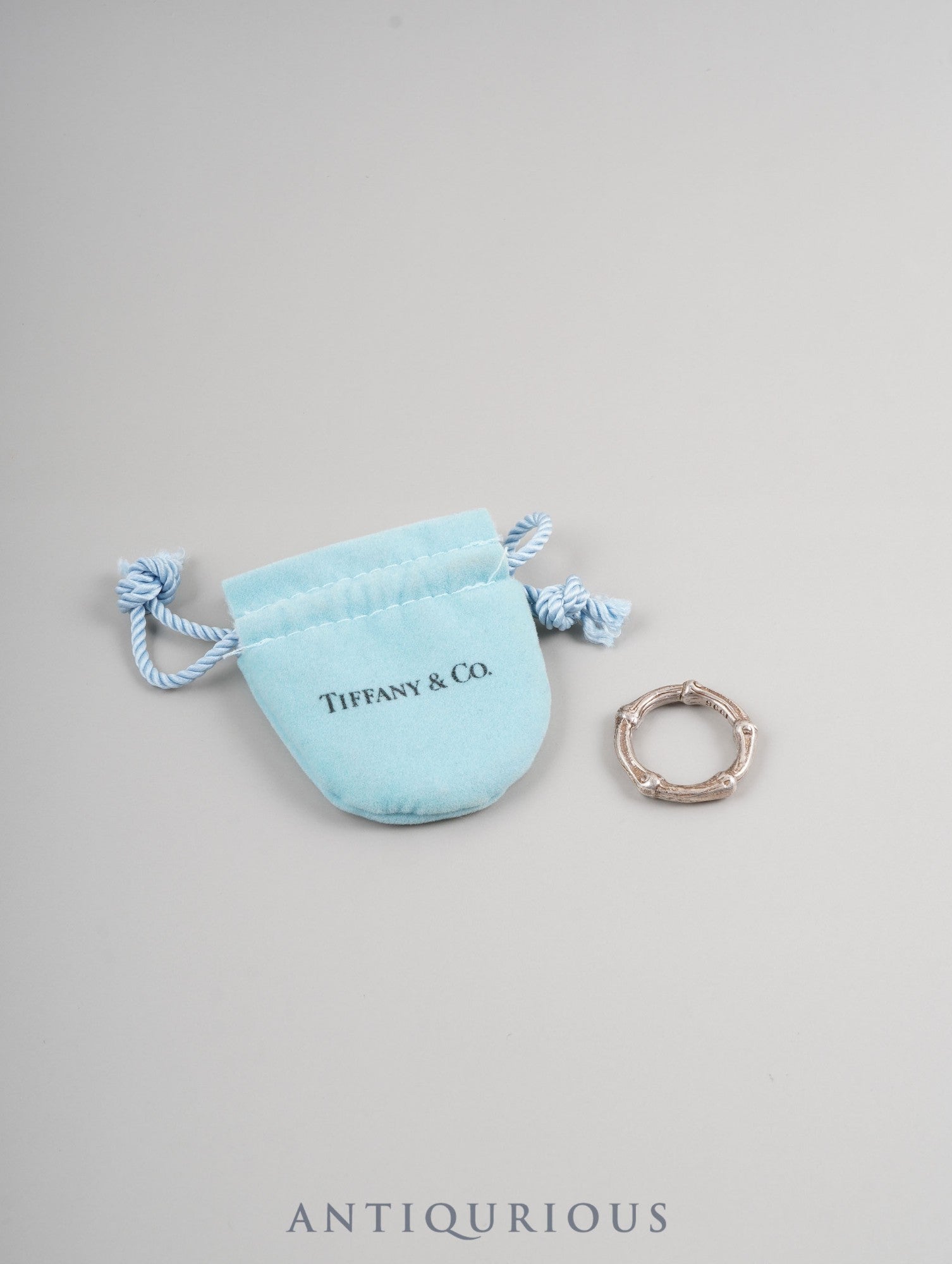 ティファニー リング バンブー スターリングシルバー 約15.5号 1996年刻印 保存袋