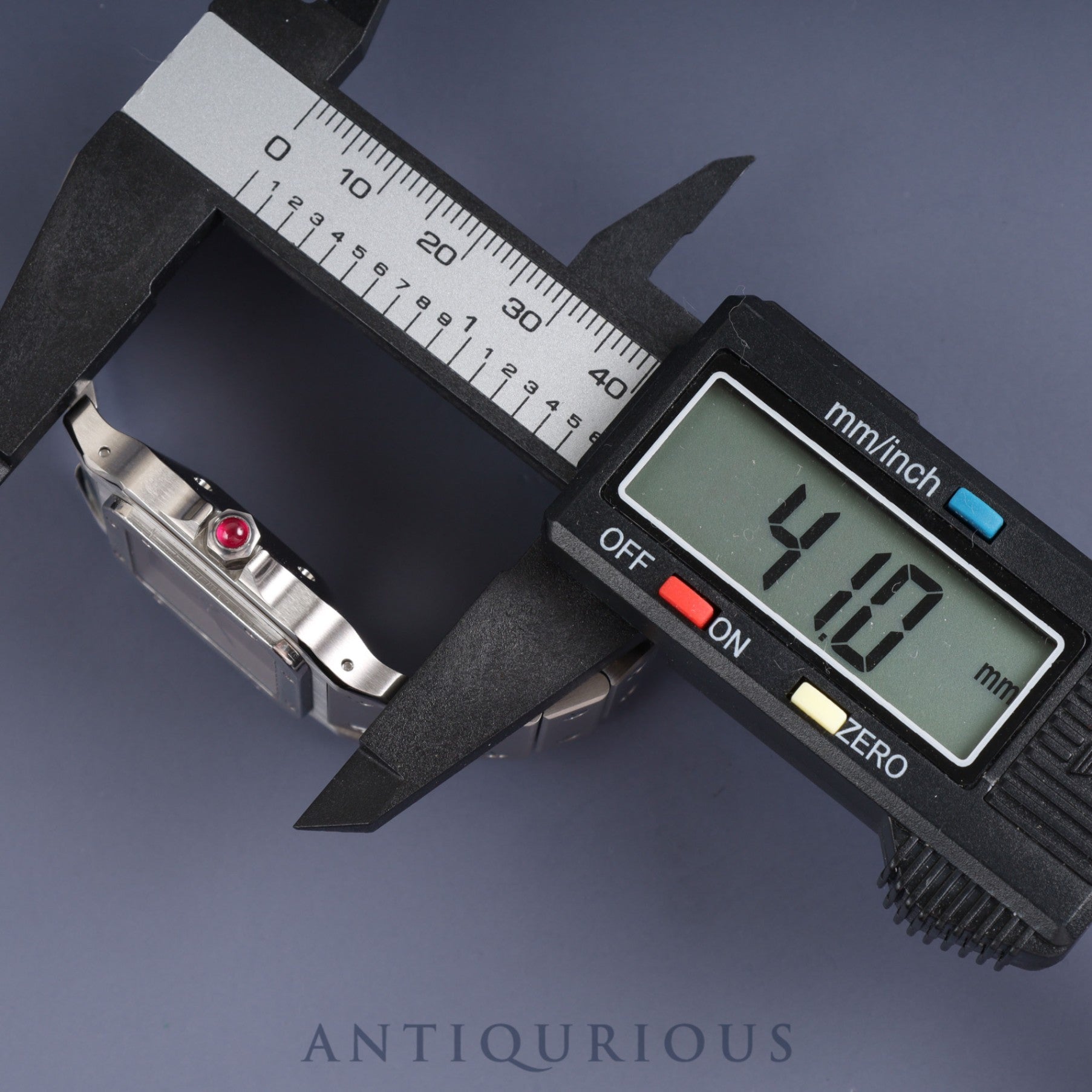 Cartier Santos Galbee LM 45168281/1553 Automatic SS SS Garnet dial Bordeaux dial Complete service (full maintenance) completed at Cartier boutique