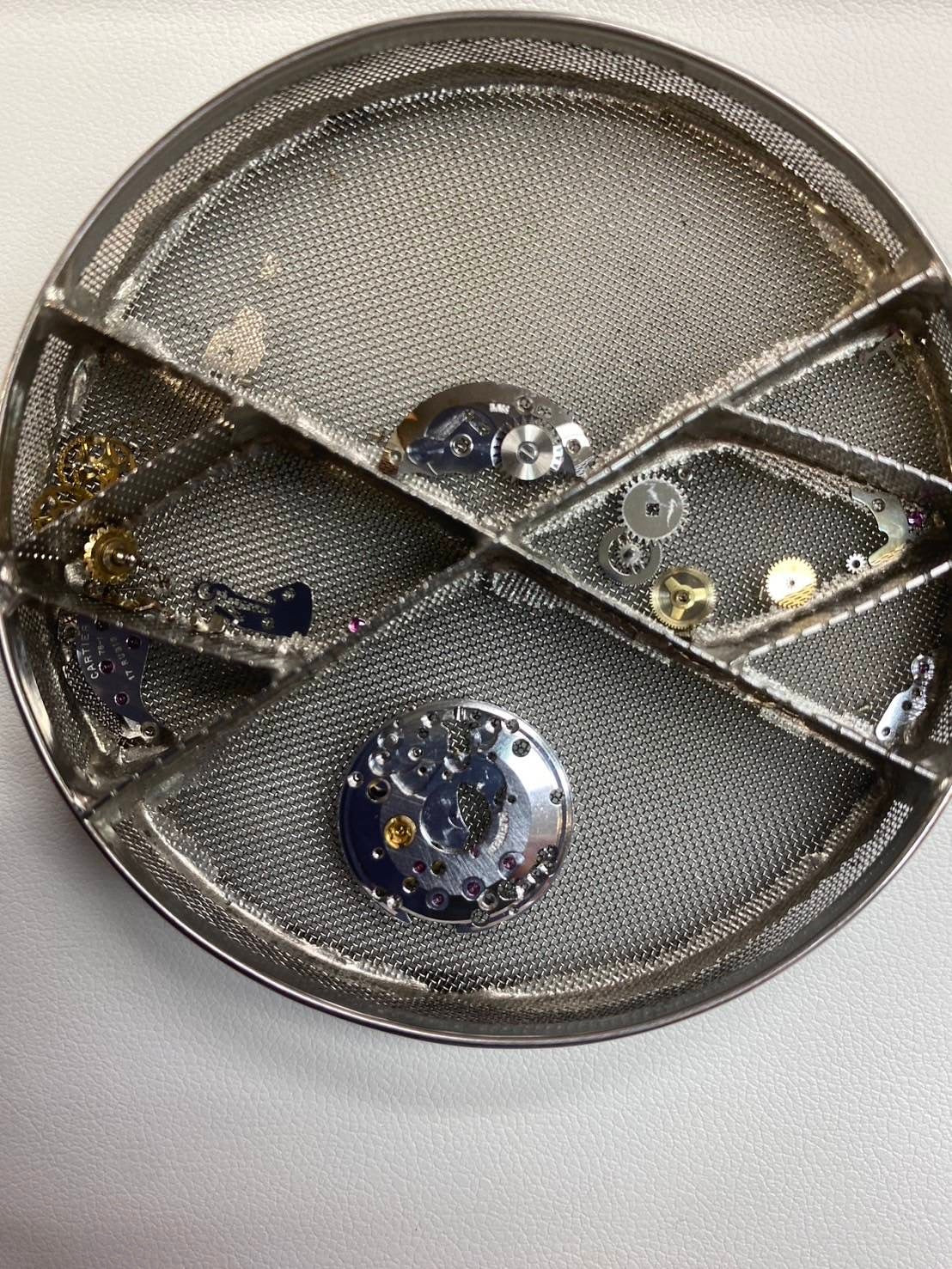 Cartier Must Tank SM 82974213 Manual winding Cal.78-1 SV925 Leather Ivory Roman dial Overhauled New finish