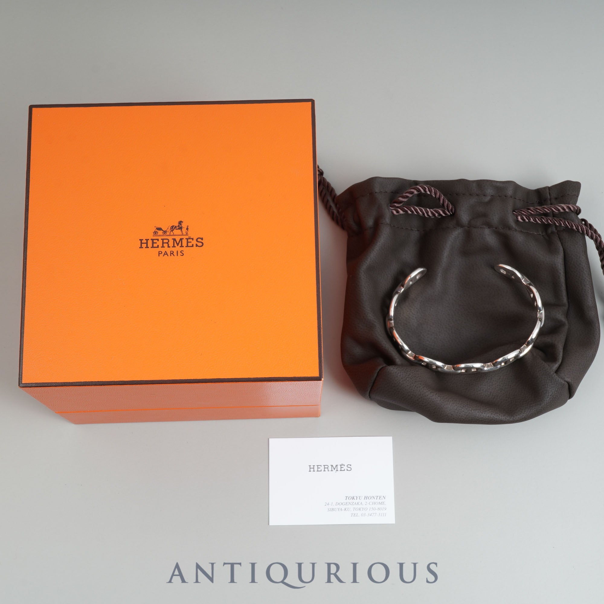 Hermes Bangle Bracelet Chaine d'Ancre Anchaine SH 東京銀座の