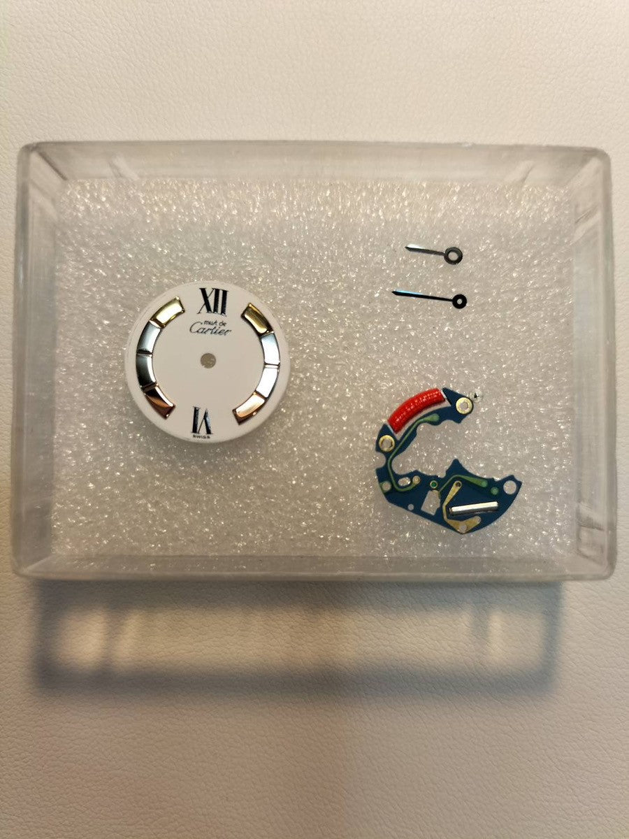 カルティエ マストトリニティ W1010744 / 2735 クォーツ Cal.157 SV925 革 純正Dバックル(GP)サイドトリニティ文字盤 オーバーホール済み