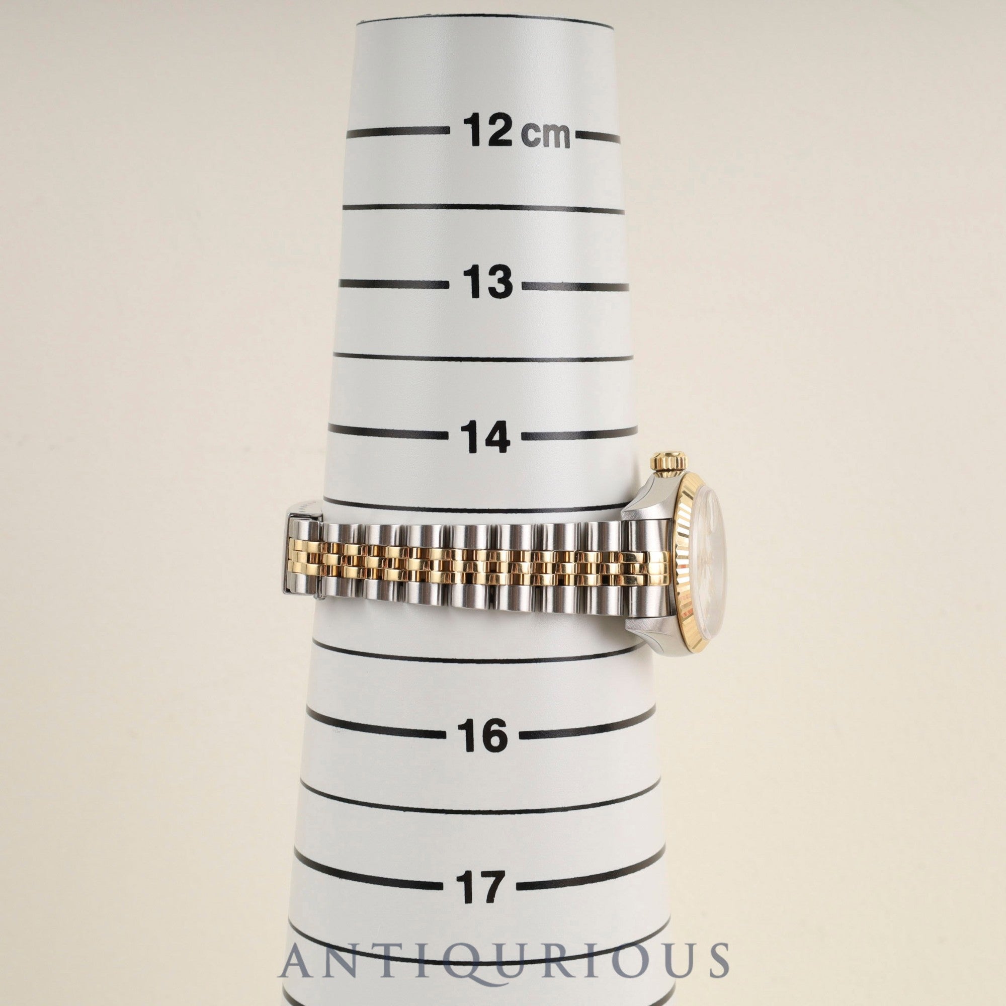 Rolex Lady-Datejust 69173 Automatic Caliber 2135 Stainless Steel/Yellow Gold White Shantung Dial W Serial Number (1994-1995) 1 Link Tag Overhauled