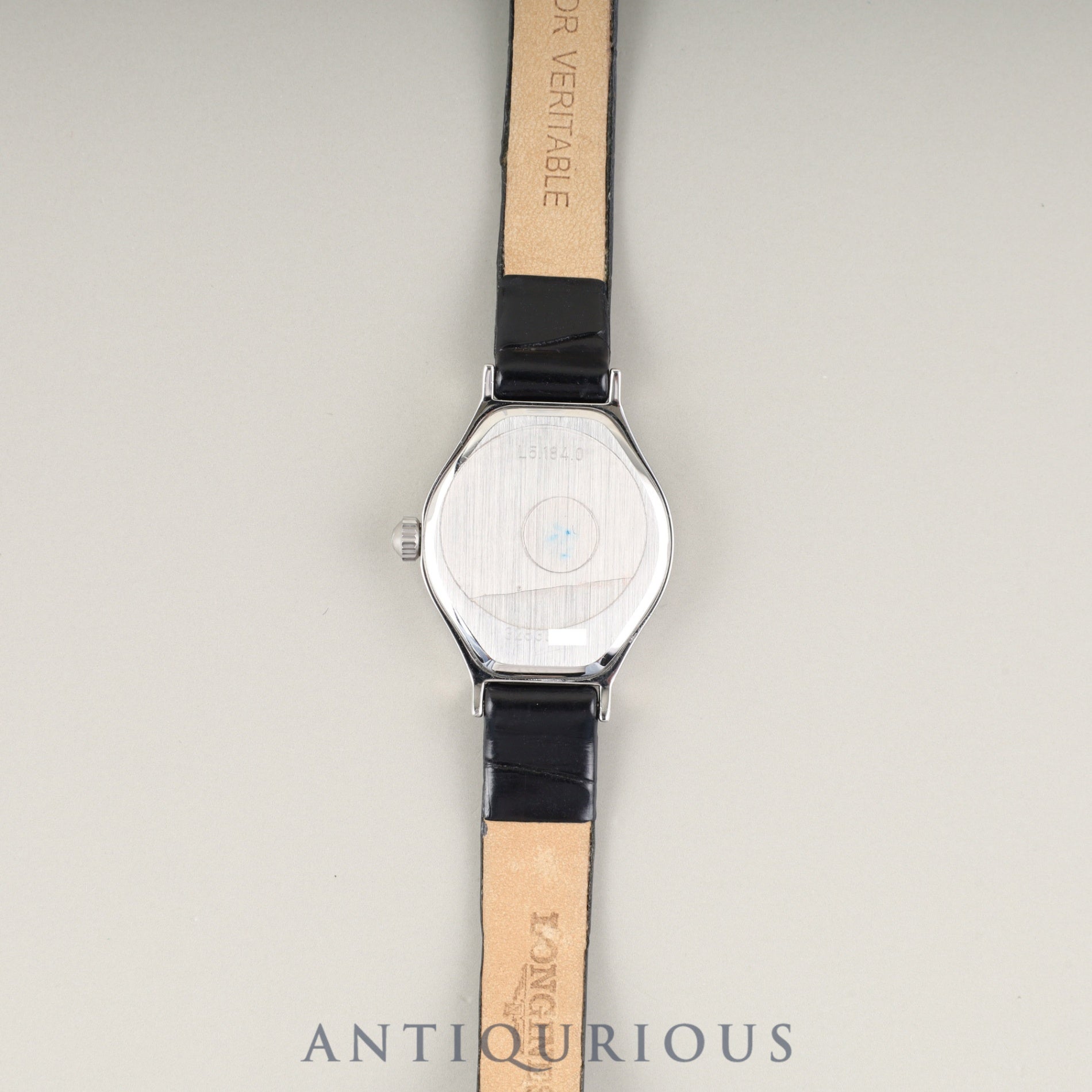 ロンジン ラ ヴィソント L5.184.0 クォーツ Cal. L963.2 SS 純正革ベルト 純正尾錠(SS)ホワイトアラビア文字盤 オーバーホール済み