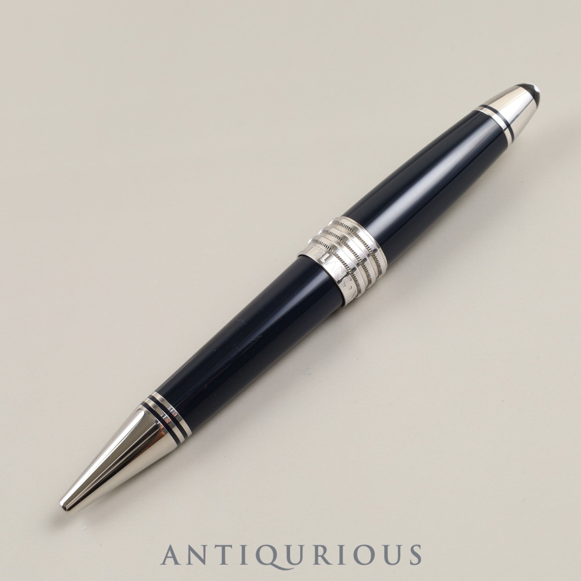 Montblanc Ballpoint Pen JFK MB132089 John F. Kennedy Special Edition Dark Blue Precious Resin Platinum-Plated Clip New Refill