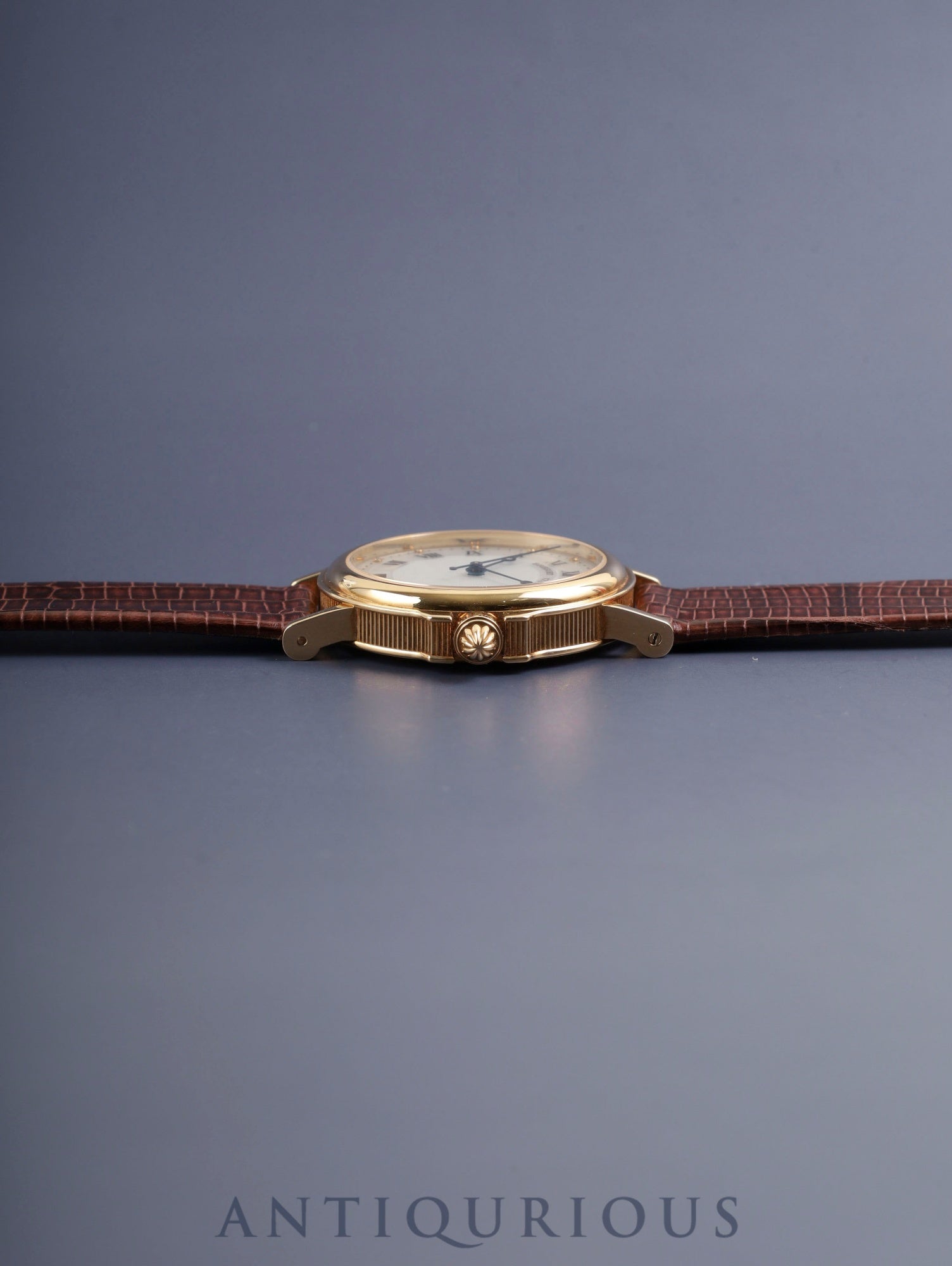 ブレゲ マリーン 4400BA / 52 /174 自動巻き Cal.889/1 750YG 革 純正バックル(750YG)マザーオブパール文字盤 箱 タグ オーバーホール済み