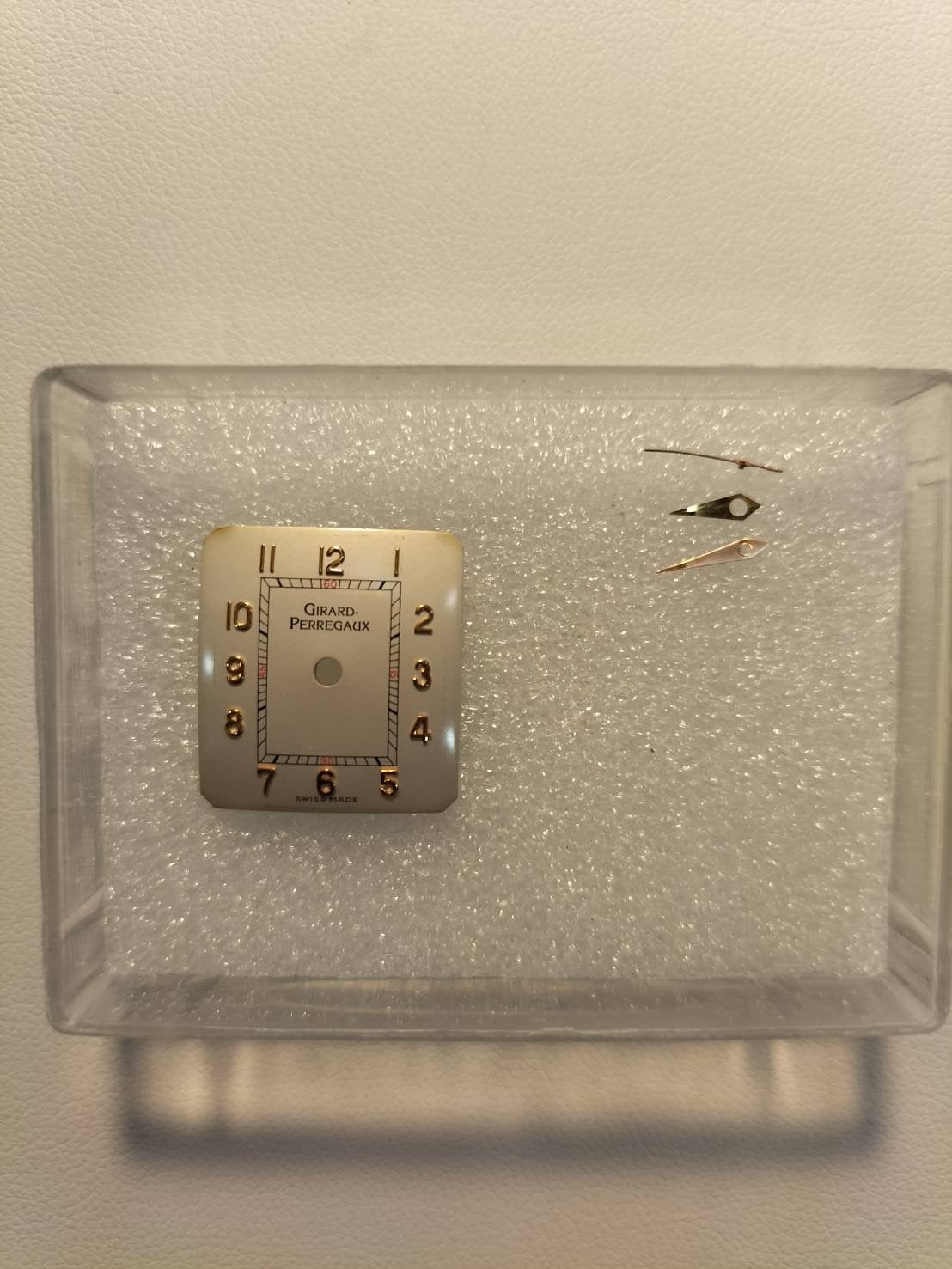 Girard-Perregaux Vintage 1945 2590 Manual winding Cal.2409 YG Leather Genuine buckle (750) Champagne Arabic dial Overhauled