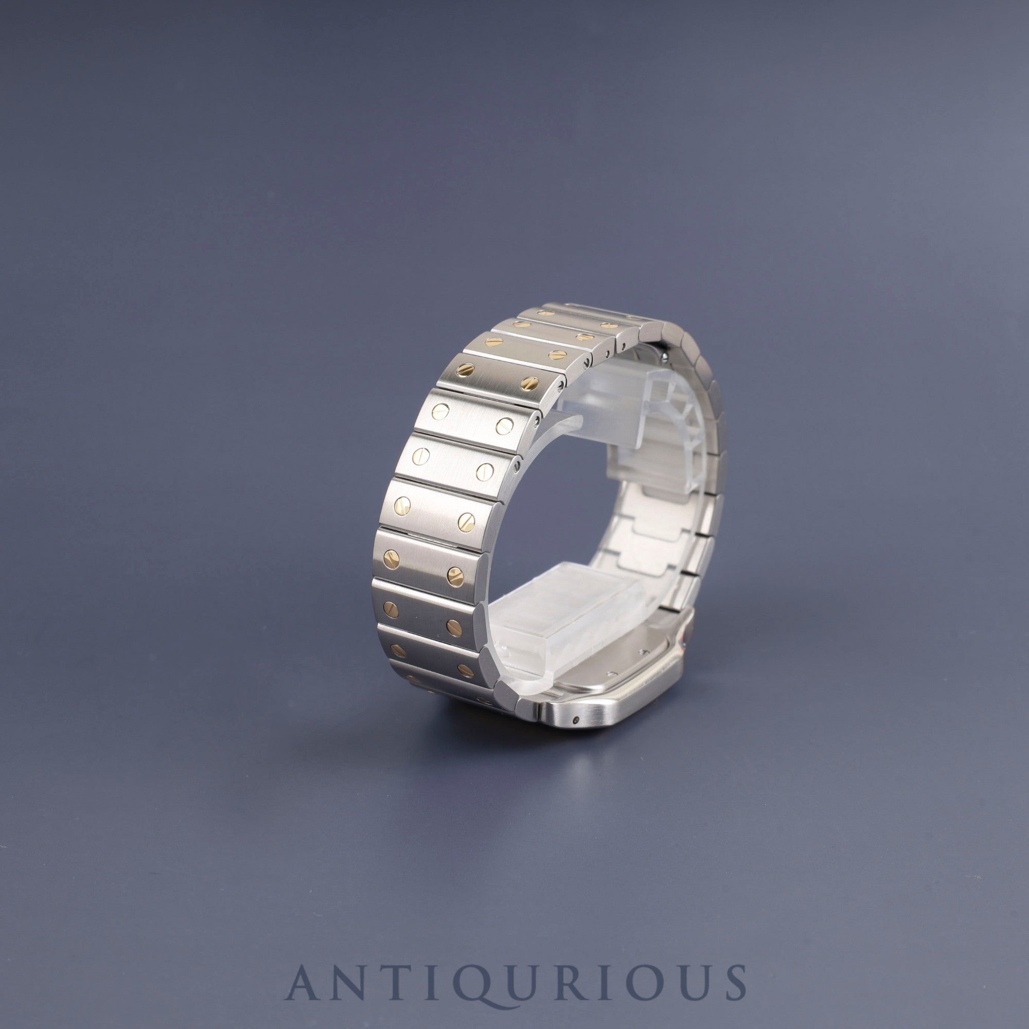 カルティエ サントス ガルベ LM W20011C4 / 1566 クォーツ SS/YG SS/YG ホワイトローマン文字盤 カルティエブティックにてコンプリートサービス済み