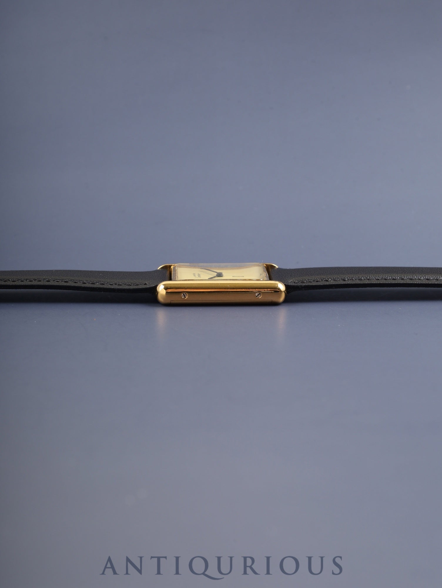 カルティエ マストタンク LM 手巻き Cal.78-1 SV925 革 純正尾錠(GP) アイボリー文字盤 1976年頃~1981年頃 オーバーホール済み