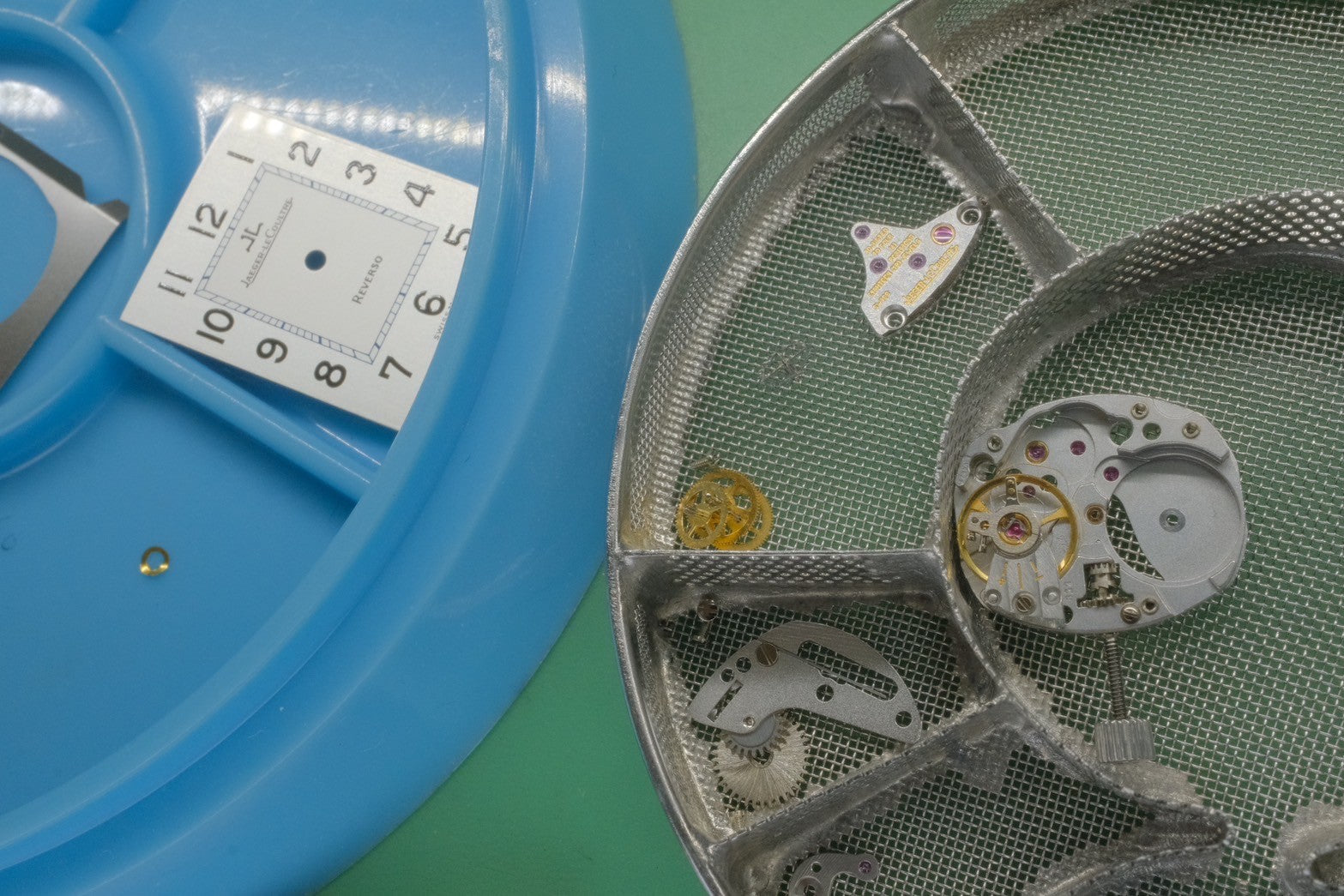 ジャガー・ルクルト レベルソ クラシック 250.8.86 手巻き Cal.846/1 SS 革 純正尾錠(SS)シルバーアラビア文字盤 ケース 保証書(1996年) 冊子 オーバーホール済み ※ケース裏彫りあり