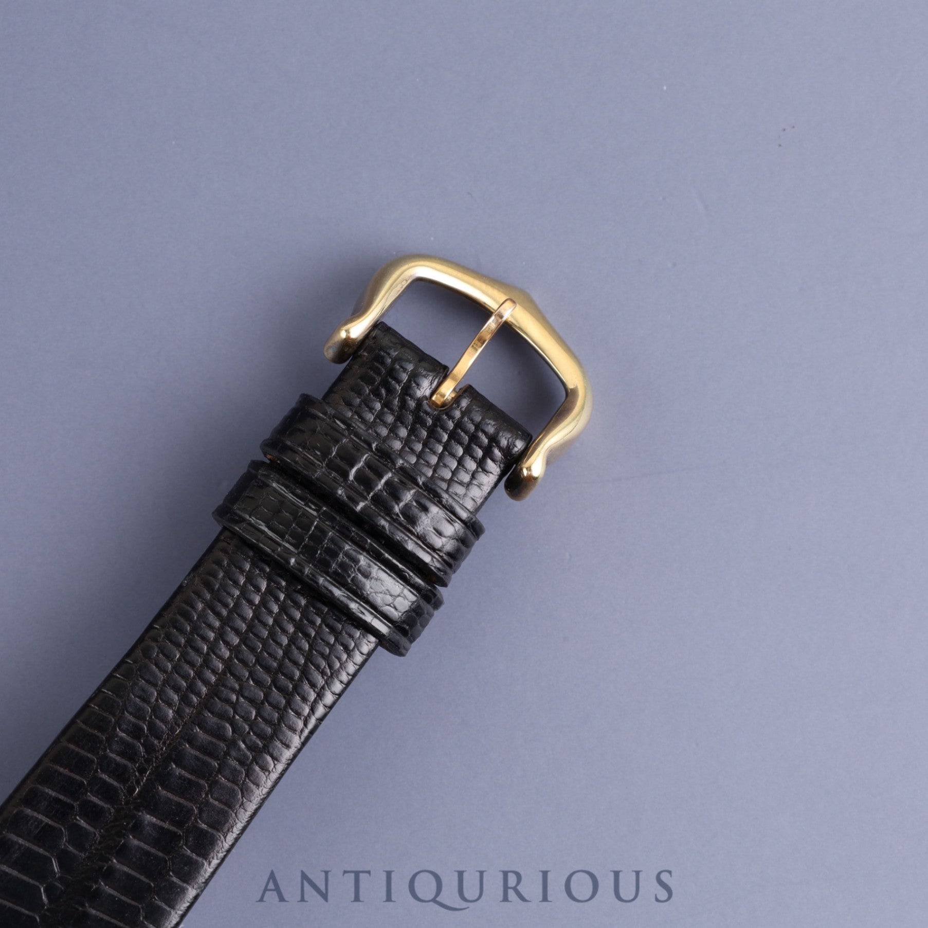 Cartier Must Tank LM Manual winding Cal.78-1 SV925 Leather Genuine buckle (GP) Lapis lazuli dial Overhauled