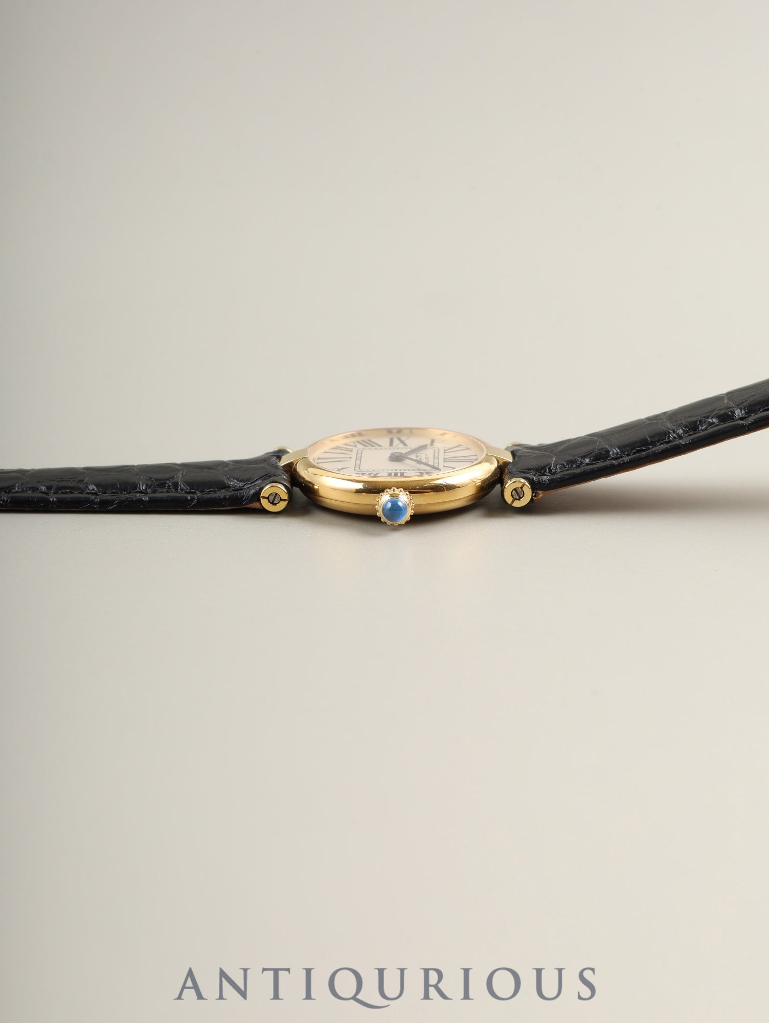 カルティエ マスト ヴァンドーム VLC SM W1005354 / 590004 クォーツ Cal.90 SV925 革 純正Dバックル(GP) オパラン文字盤 保証書(1993年)オーバーホール済み