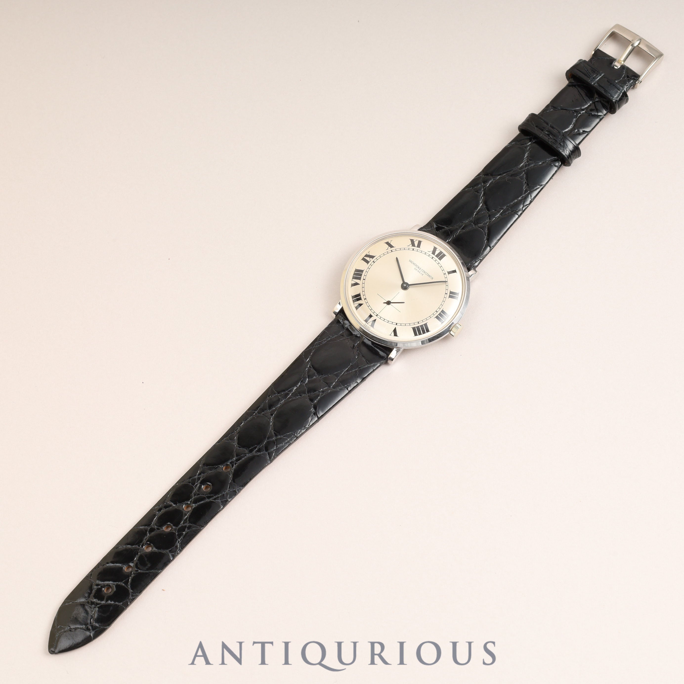 Vacheron Constantin Small Second 6319 Manual Winding Cal.K1001/1 WG Leather Silver Dial