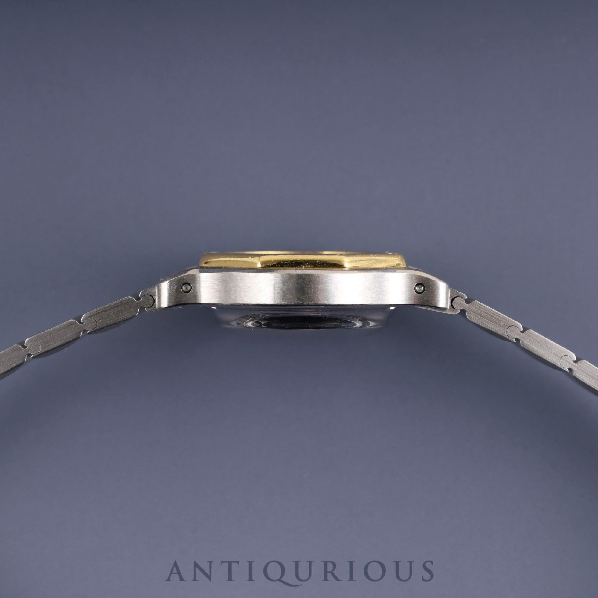 Cartier Santos Octagon SM 2039488 Automatic SS/YG SS/YG Grey ghost dial Box International lifetime warranty (1984) Complete service (full maintenance) completed at Cartier boutique