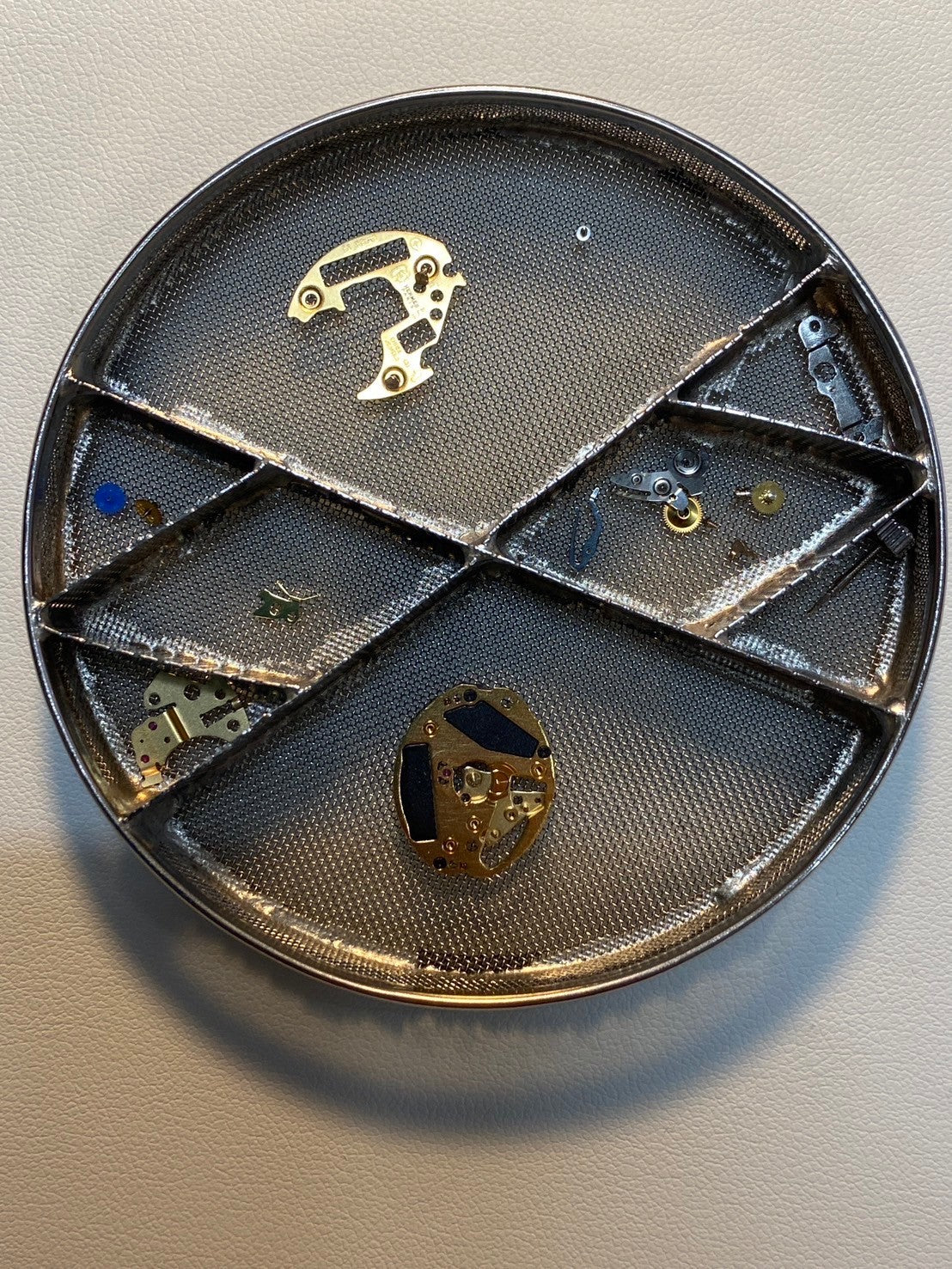 Hermes H Watch HH1.210 Quartz Cal.901.001 SS Orange Dial Box Overhauled